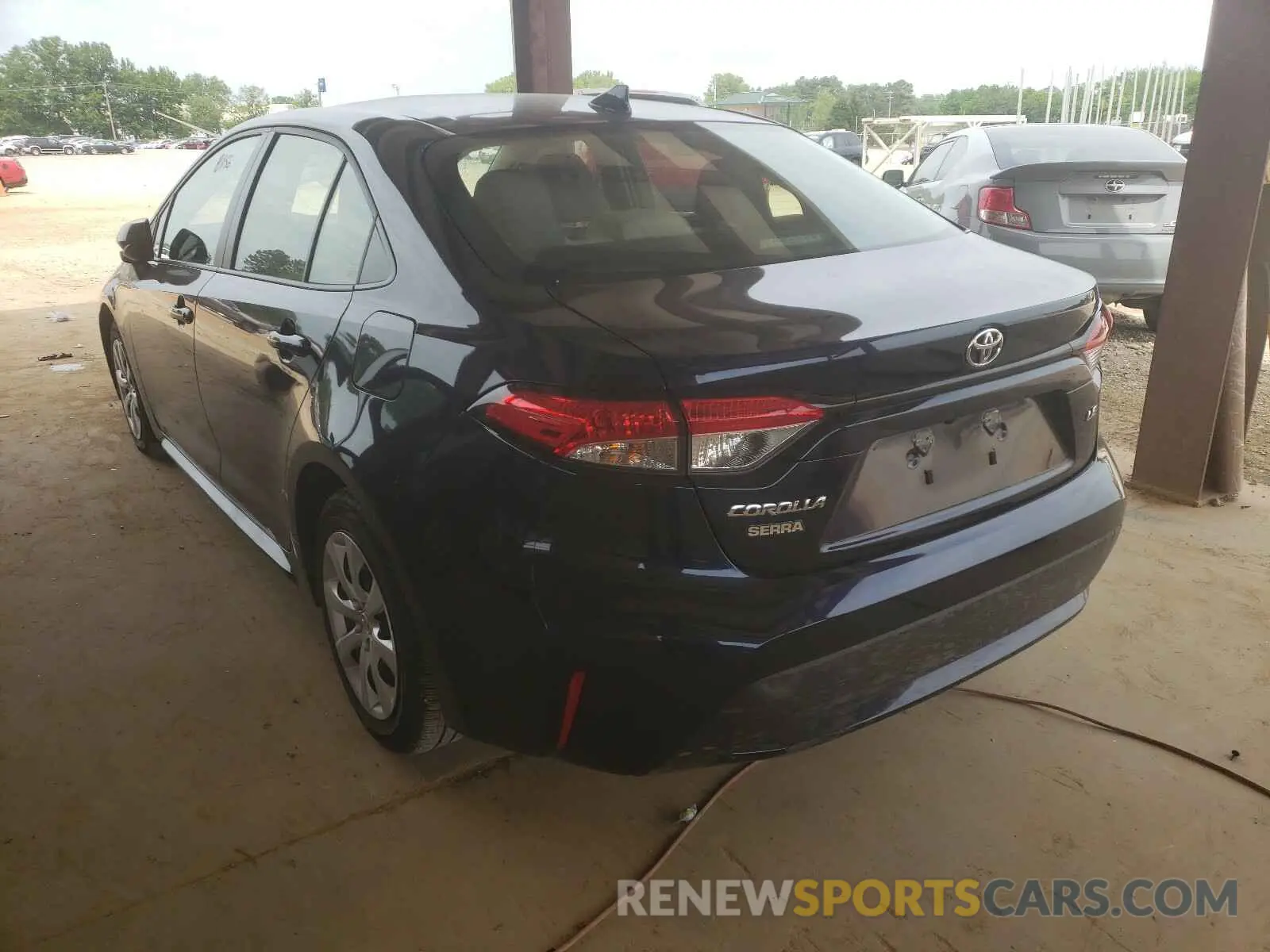 3 Photograph of a damaged car JTDEPRAE0LJ060424 TOYOTA COROLLA 2020
