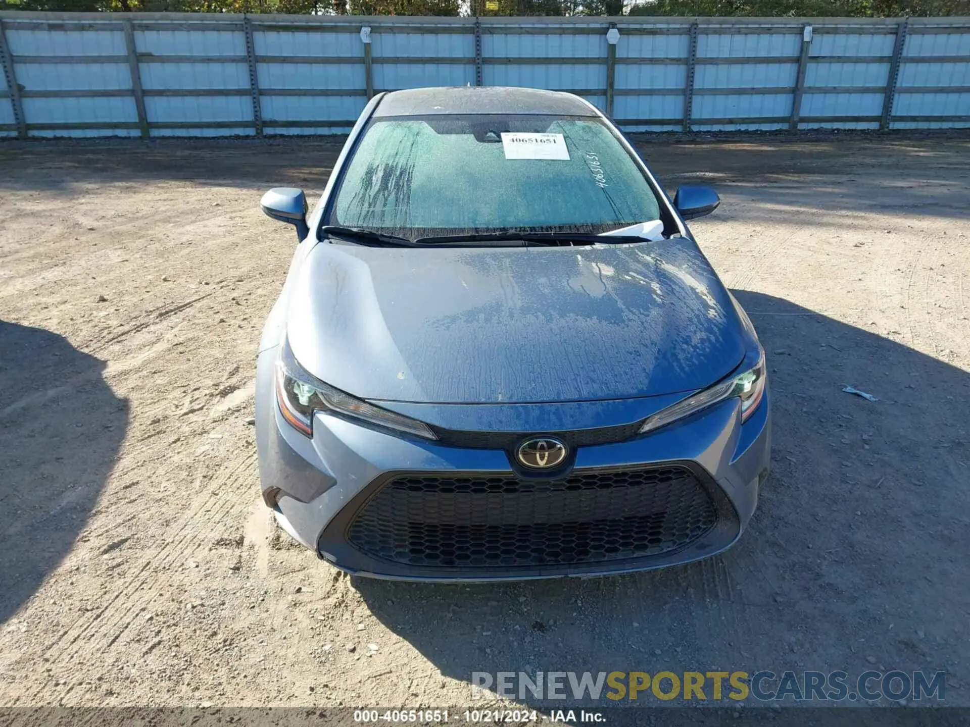 6 Photograph of a damaged car JTDEPRAE0LJ060696 TOYOTA COROLLA 2020