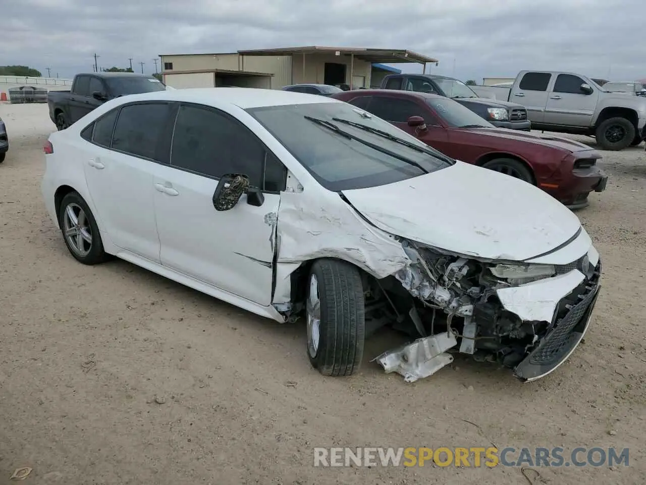 4 Photograph of a damaged car JTDEPRAE0LJ081290 TOYOTA COROLLA 2020