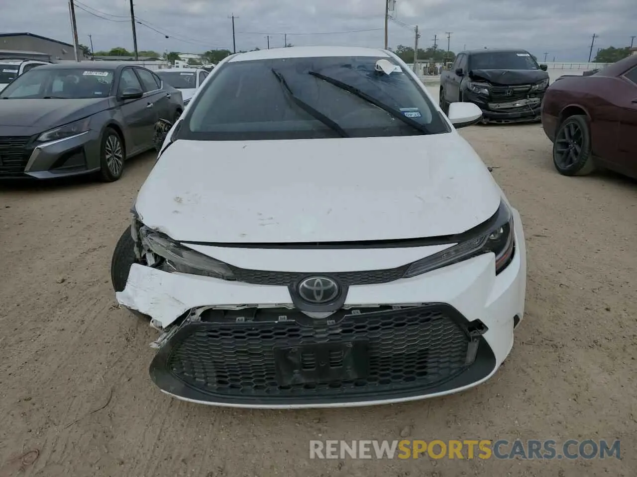 5 Photograph of a damaged car JTDEPRAE0LJ081290 TOYOTA COROLLA 2020