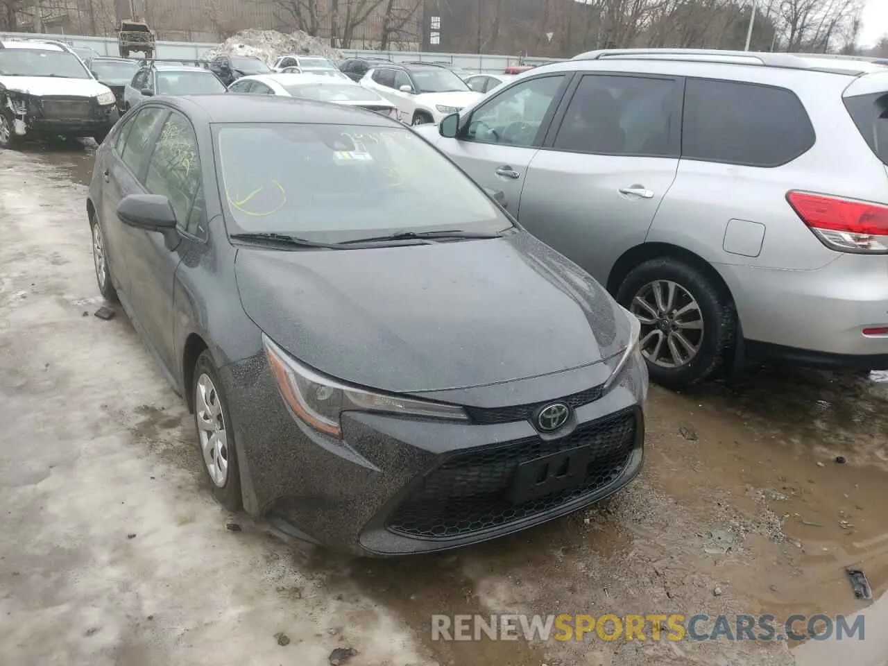 1 Фотография поврежденного автомобиля JTDEPRAE0LJ083847 TOYOTA COROLLA 2020