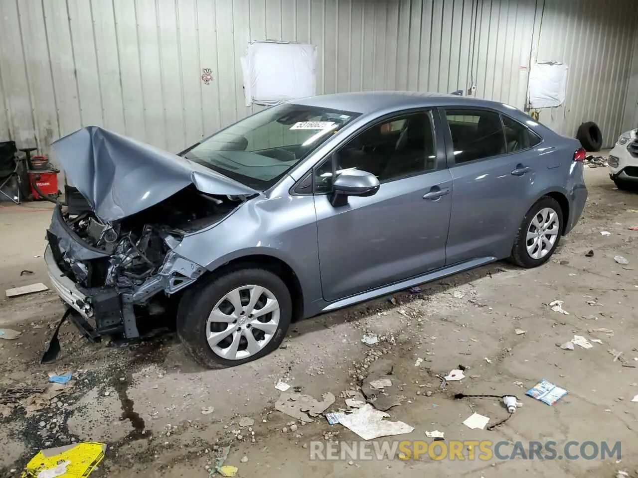 1 Фотография поврежденного автомобиля JTDEPRAE0LJ087252 TOYOTA COROLLA 2020