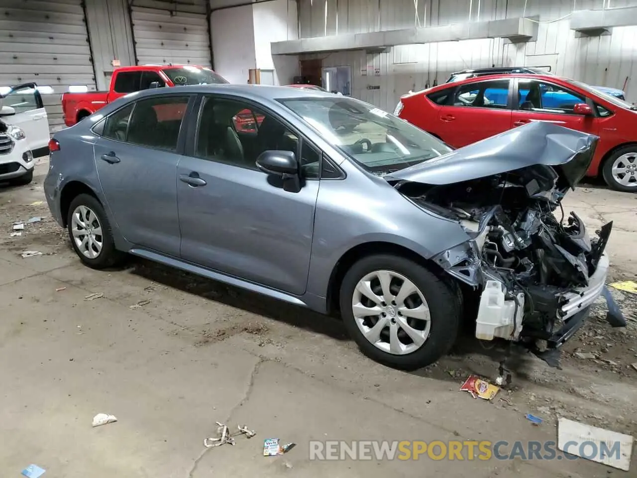 4 Фотография поврежденного автомобиля JTDEPRAE0LJ087252 TOYOTA COROLLA 2020