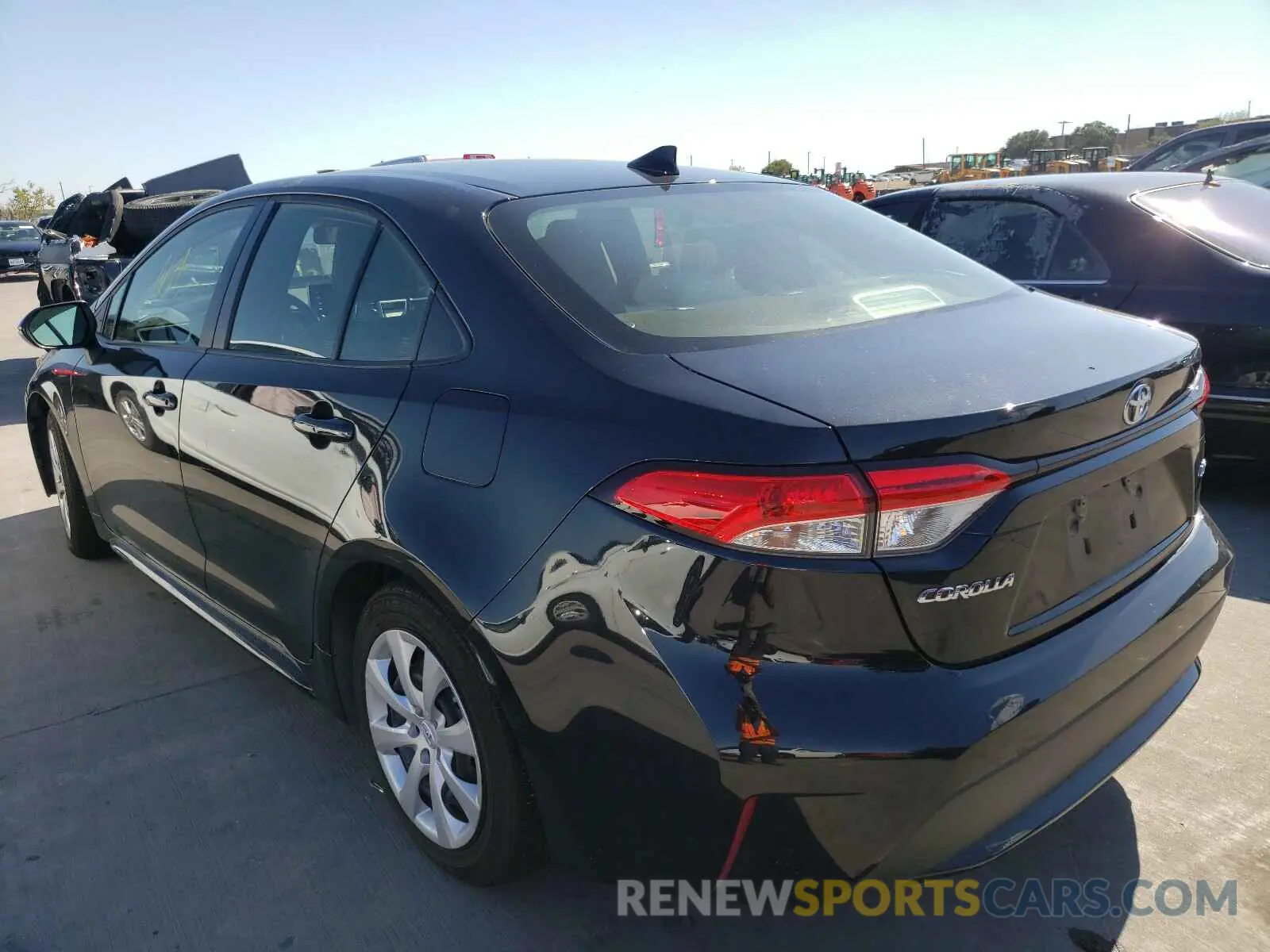 3 Photograph of a damaged car JTDEPRAE0LJ087784 TOYOTA COROLLA 2020