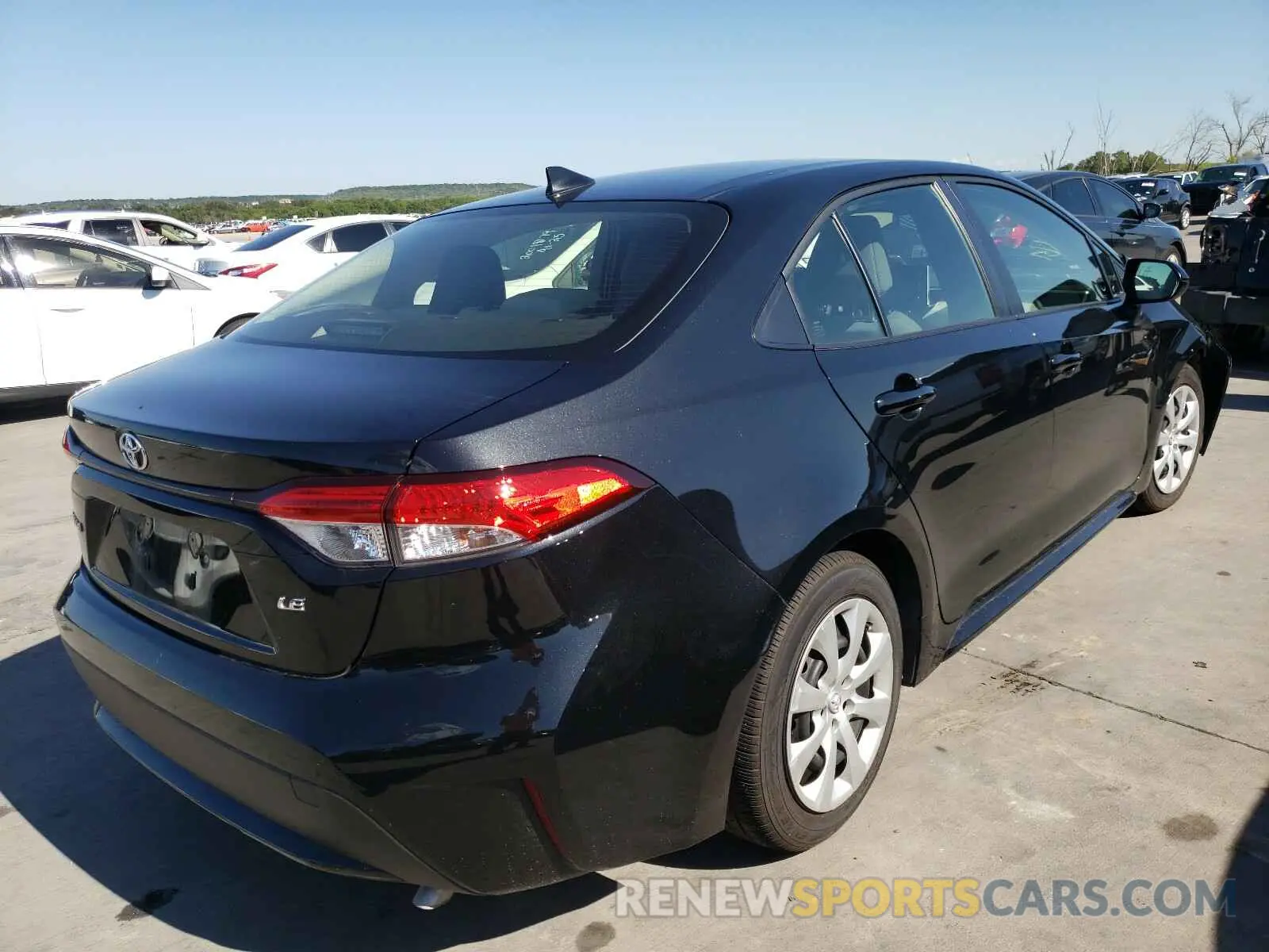 4 Photograph of a damaged car JTDEPRAE0LJ087784 TOYOTA COROLLA 2020
