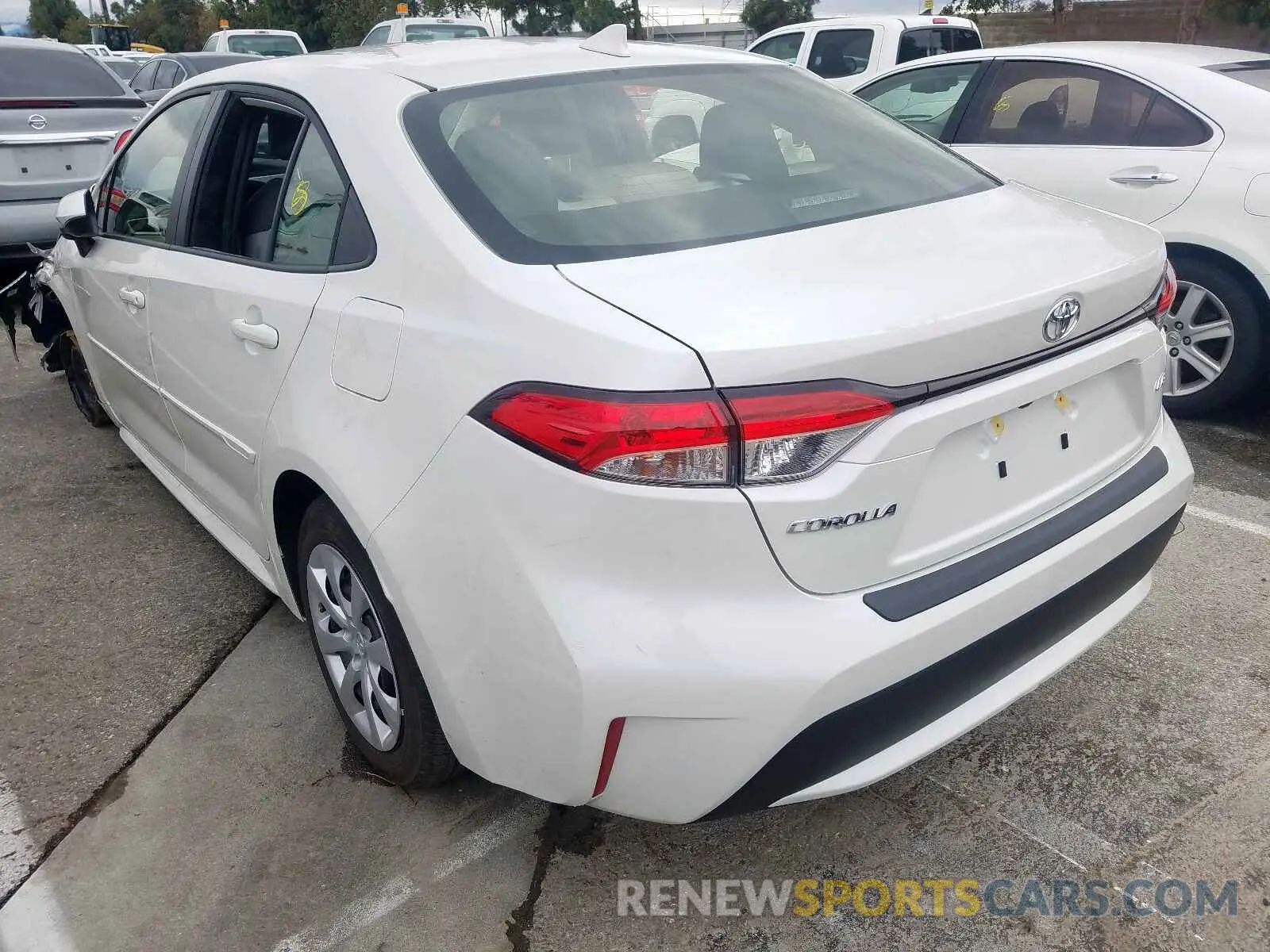 3 Photograph of a damaged car JTDEPRAE0LJ091138 TOYOTA COROLLA 2020