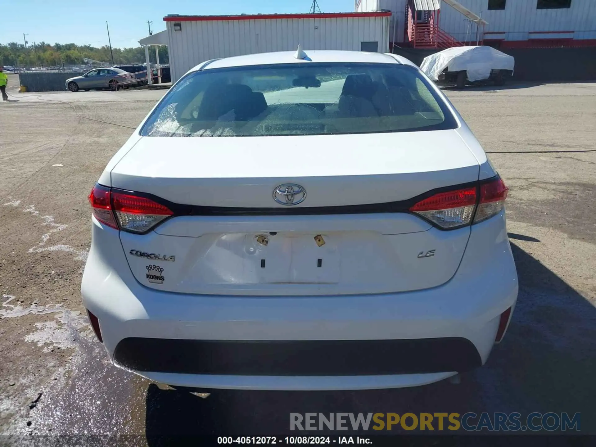 16 Photograph of a damaged car JTDEPRAE0LJ092757 TOYOTA COROLLA 2020