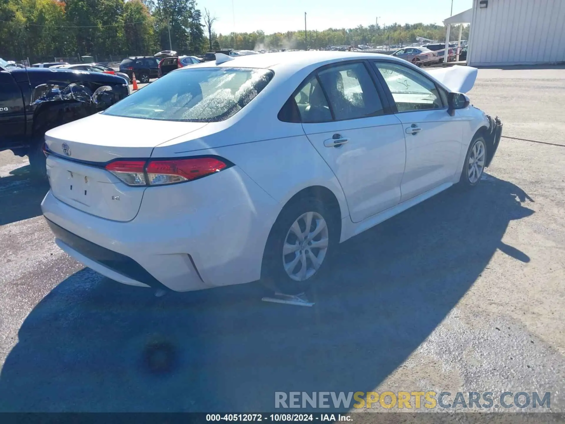 4 Photograph of a damaged car JTDEPRAE0LJ092757 TOYOTA COROLLA 2020
