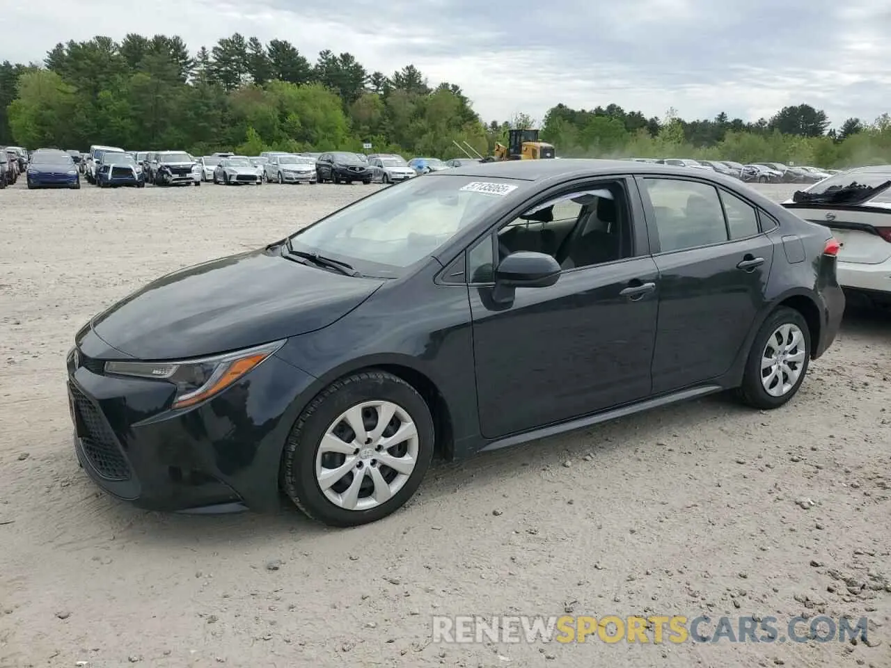 1 Photograph of a damaged car JTDEPRAE0LJ095450 TOYOTA COROLLA 2020