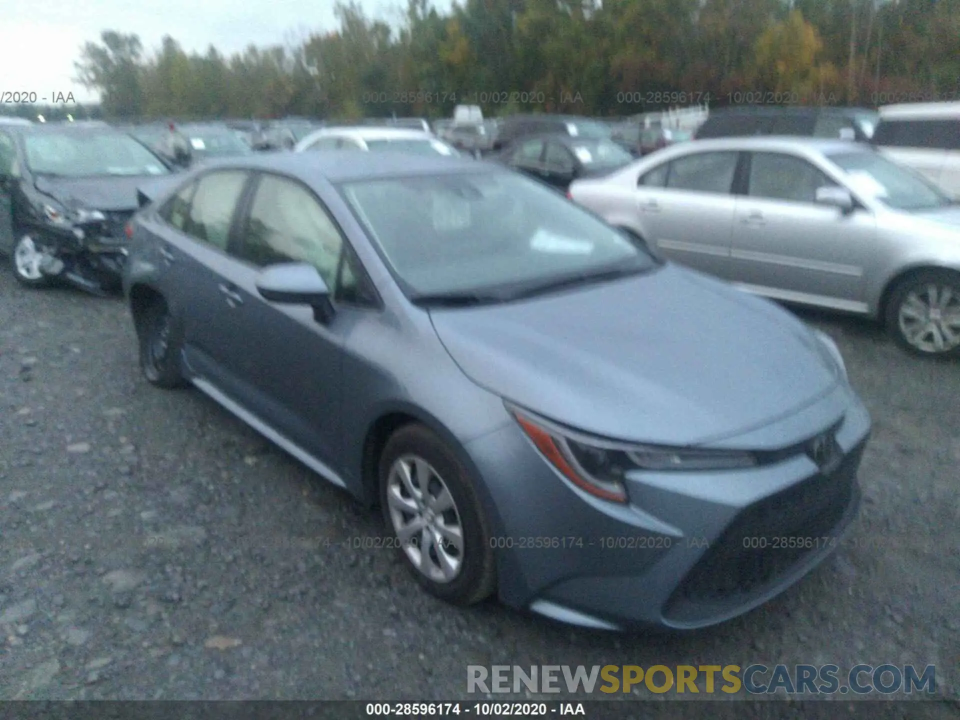 1 Photograph of a damaged car JTDEPRAE0LJ097568 TOYOTA COROLLA 2020
