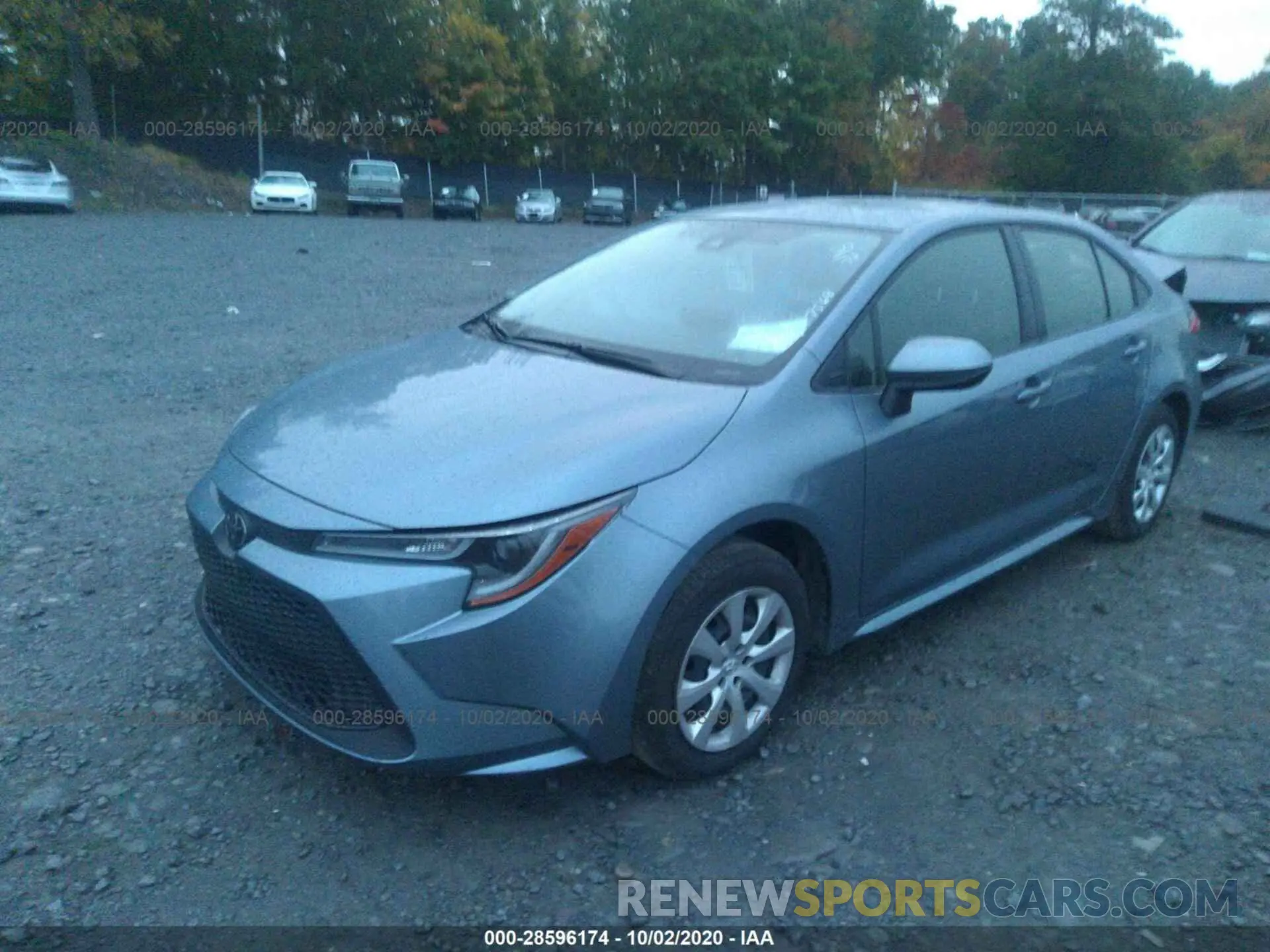 2 Photograph of a damaged car JTDEPRAE0LJ097568 TOYOTA COROLLA 2020