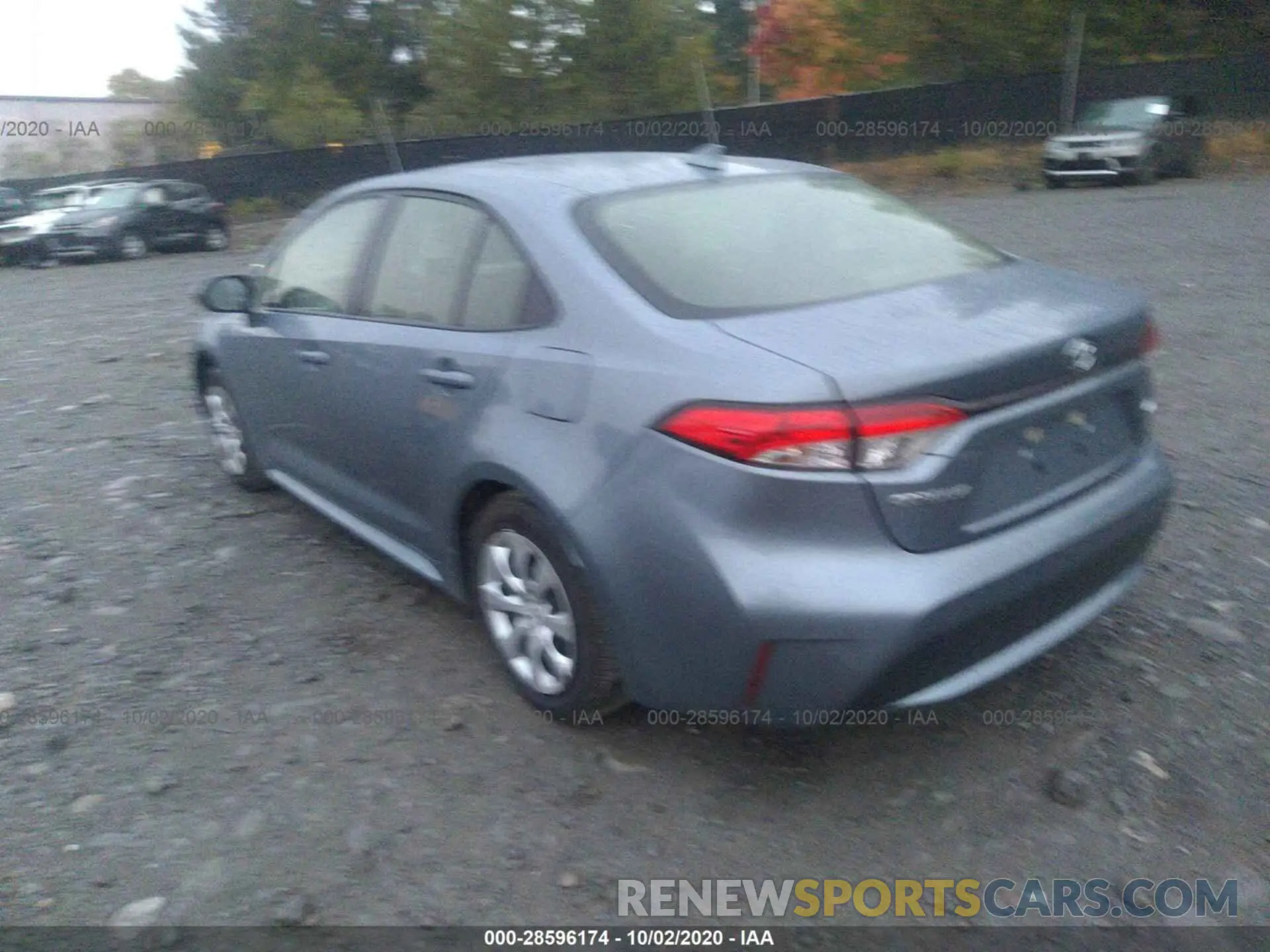 3 Photograph of a damaged car JTDEPRAE0LJ097568 TOYOTA COROLLA 2020