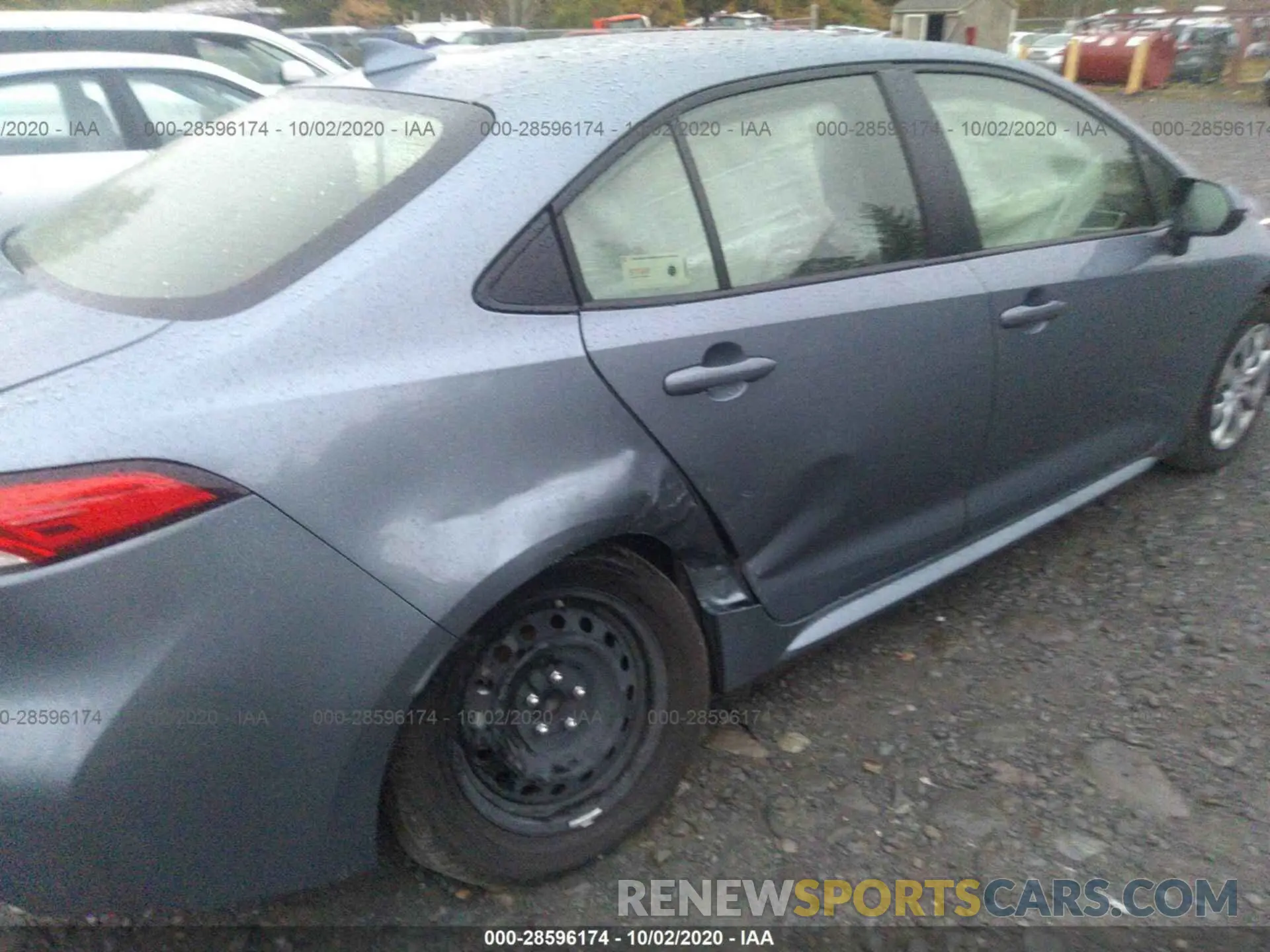 6 Photograph of a damaged car JTDEPRAE0LJ097568 TOYOTA COROLLA 2020