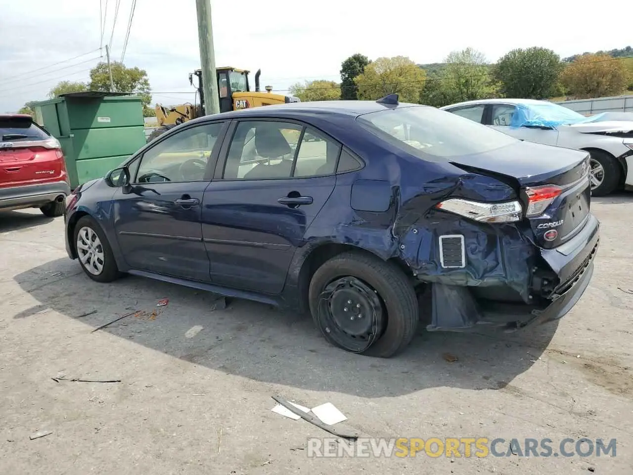 2 Photograph of a damaged car JTDEPRAE0LJ100615 TOYOTA COROLLA 2020