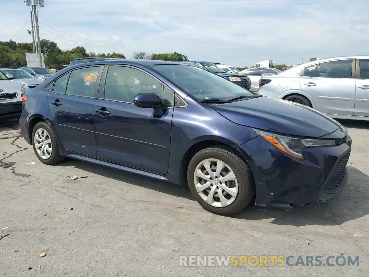 4 Photograph of a damaged car JTDEPRAE0LJ100615 TOYOTA COROLLA 2020