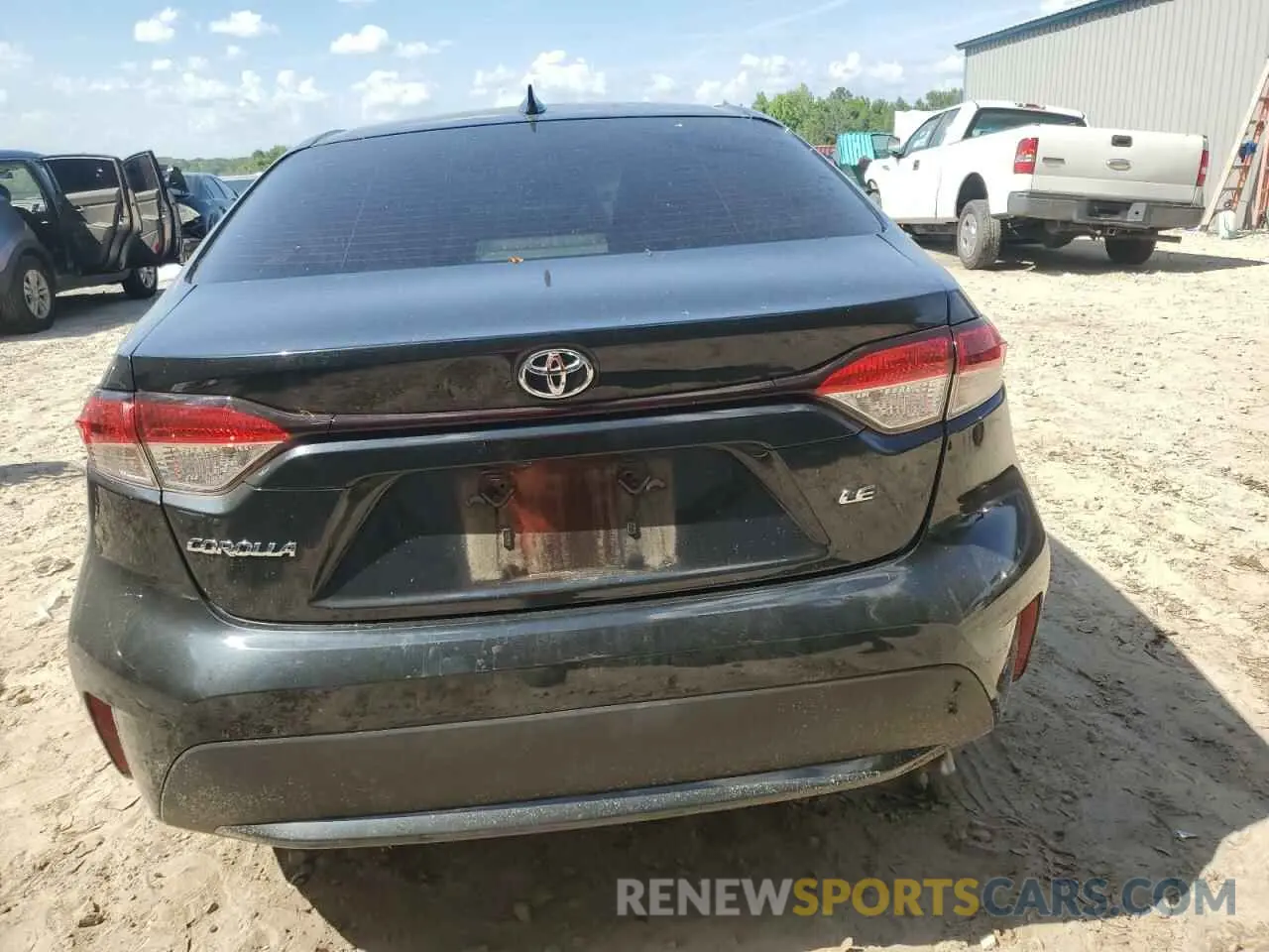 6 Photograph of a damaged car JTDEPRAE0LJ102879 TOYOTA COROLLA 2020