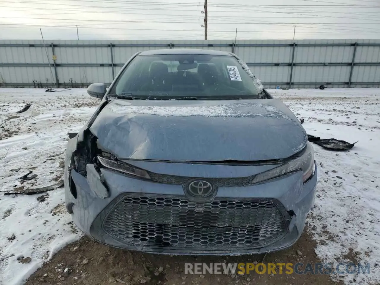5 Photograph of a damaged car JTDEPRAE0LJ102901 TOYOTA COROLLA 2020