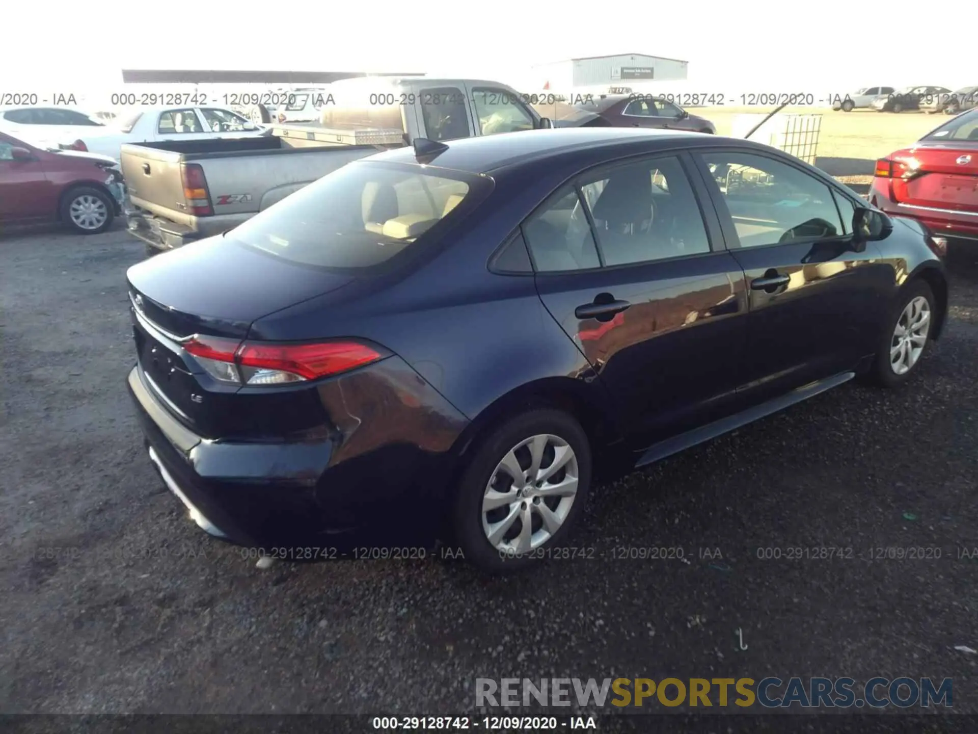 4 Photograph of a damaged car JTDEPRAE0LJ103675 TOYOTA COROLLA 2020
