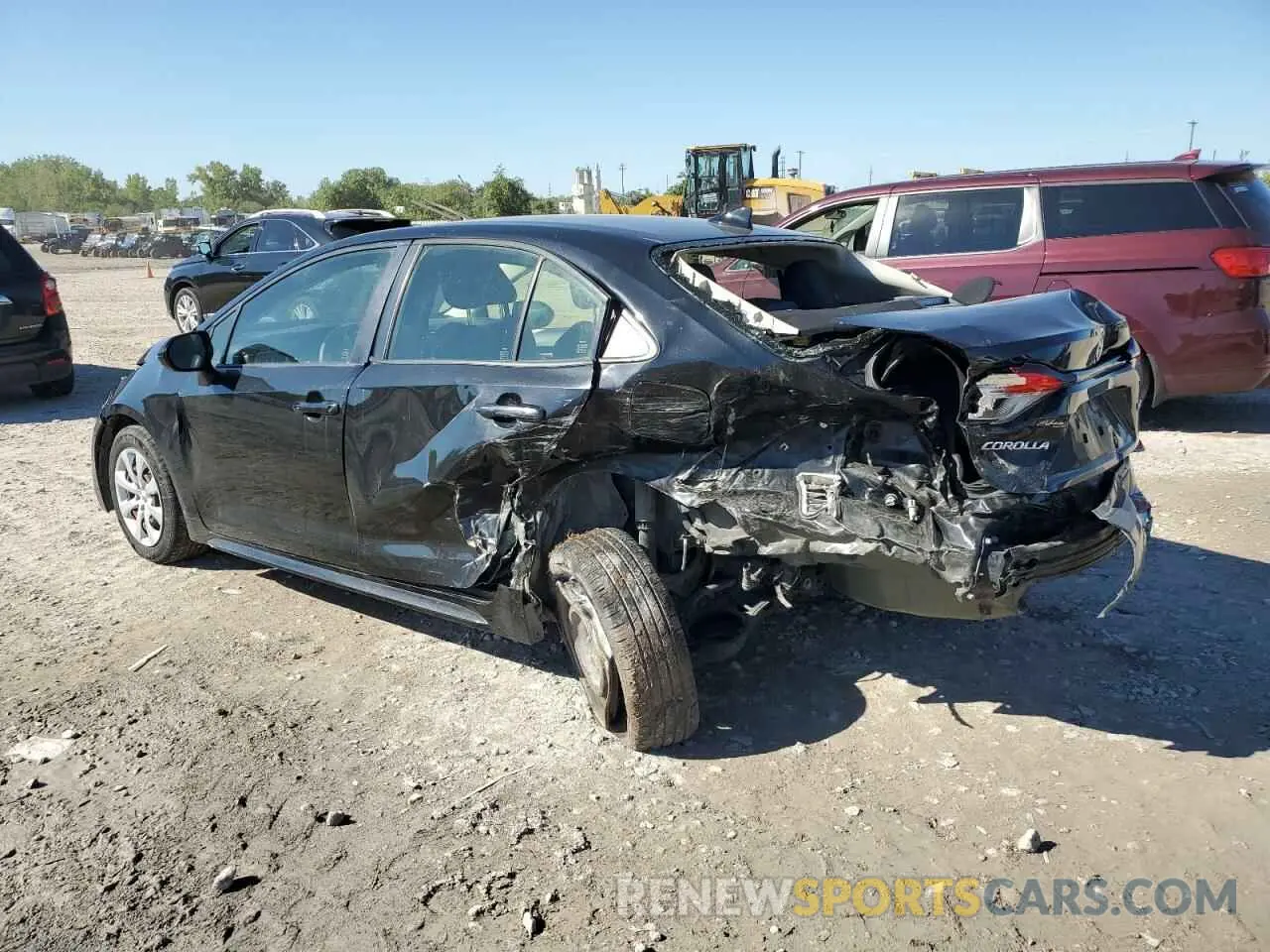 2 Photograph of a damaged car JTDEPRAE0LJ104938 TOYOTA COROLLA 2020