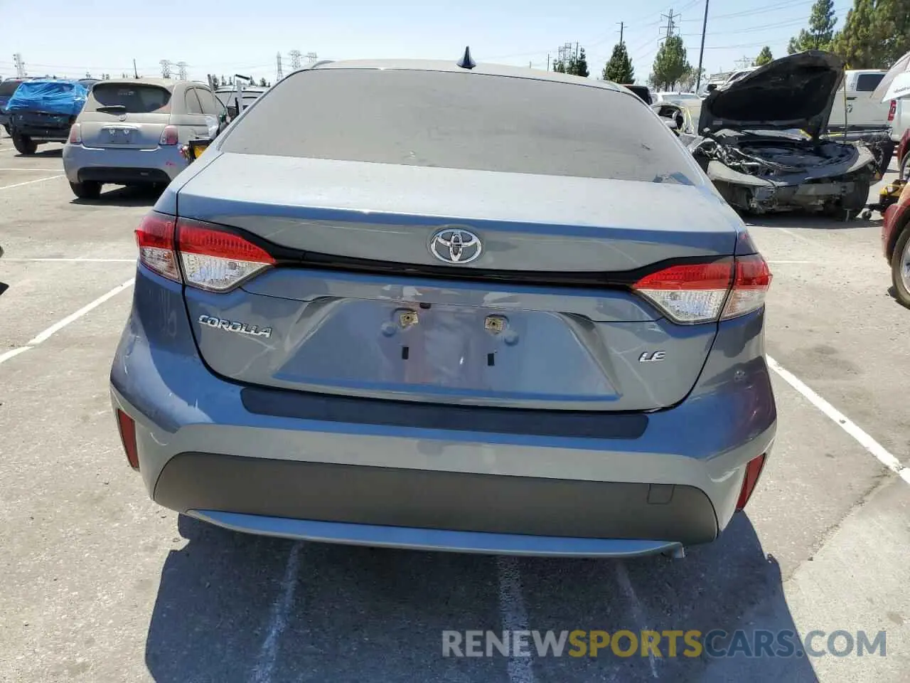 6 Фотография поврежденного автомобиля JTDEPRAE0LJ106642 TOYOTA COROLLA 2020