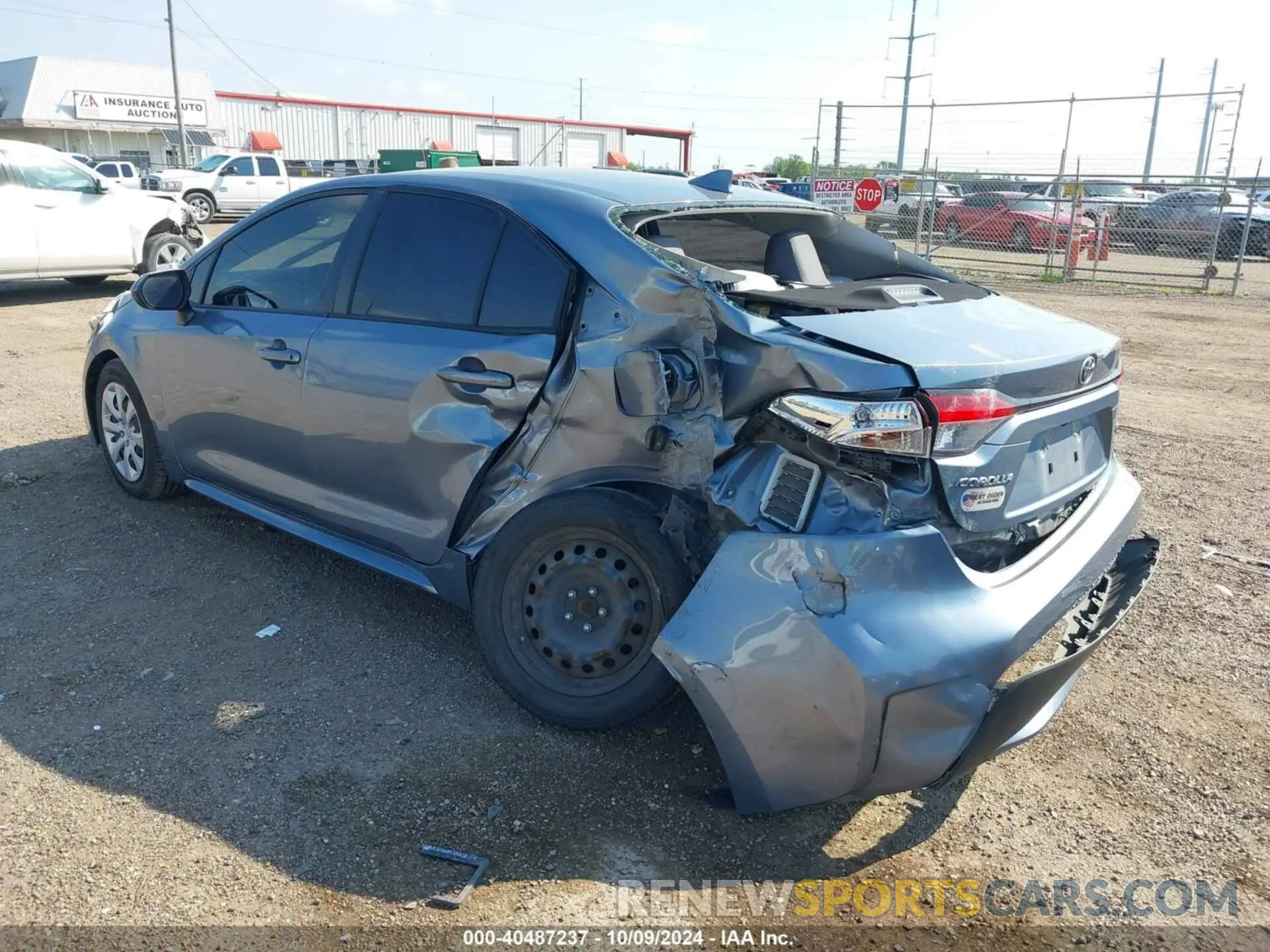 3 Photograph of a damaged car JTDEPRAE0LJ107032 TOYOTA COROLLA 2020
