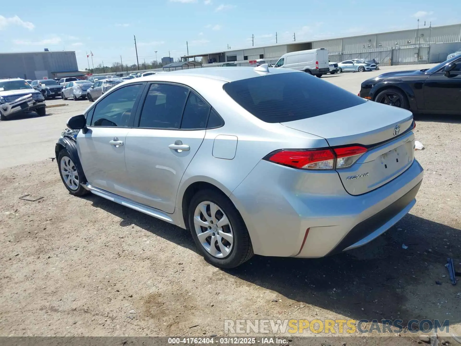 3 Фотография поврежденного автомобиля JTDEPRAE0LJ114241 TOYOTA COROLLA 2020