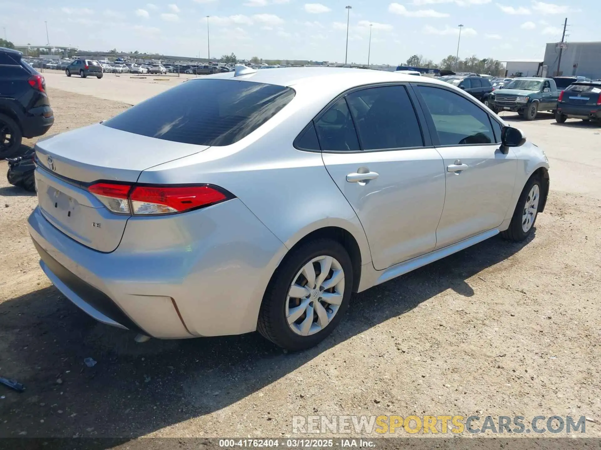 4 Фотография поврежденного автомобиля JTDEPRAE0LJ114241 TOYOTA COROLLA 2020