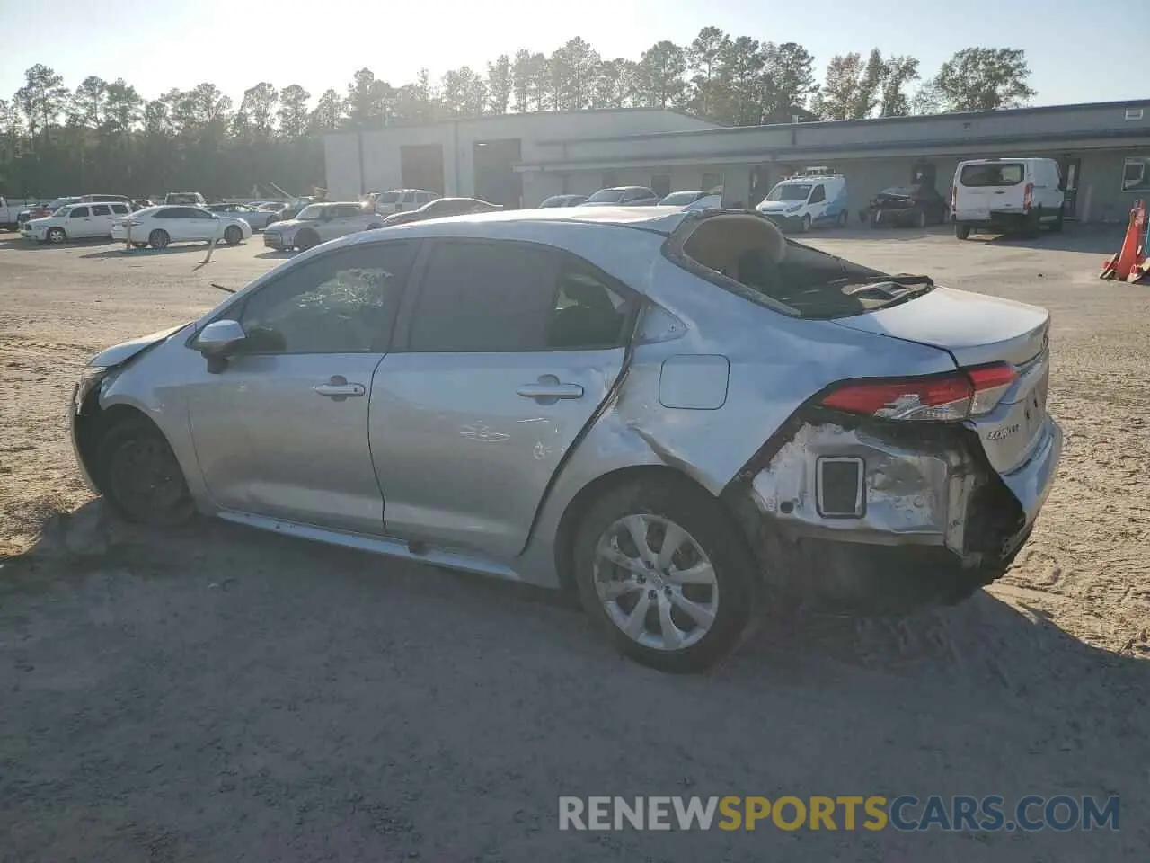 2 Фотография поврежденного автомобиля JTDEPRAE0LJ116734 TOYOTA COROLLA 2020