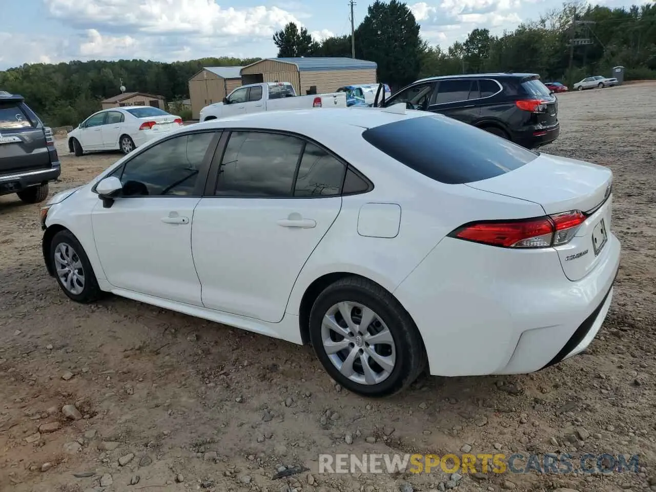 2 Photograph of a damaged car JTDEPRAE1LJ004184 TOYOTA COROLLA 2020