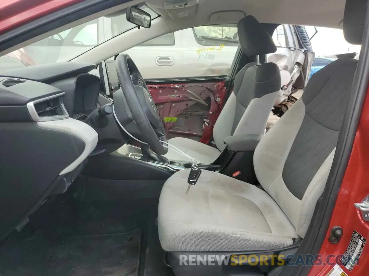 7 Фотография поврежденного автомобиля JTDEPRAE1LJ004962 TOYOTA COROLLA 2020