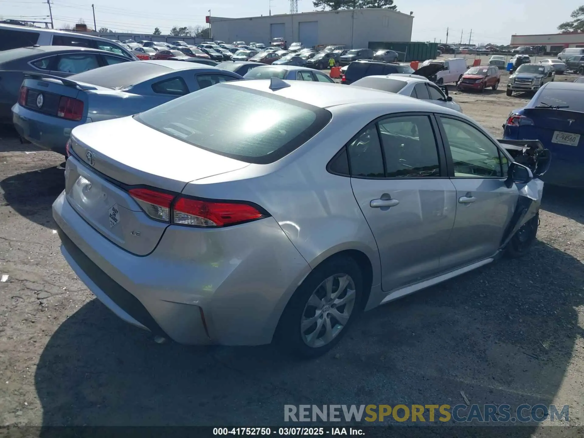 4 Photograph of a damaged car JTDEPRAE1LJ005304 TOYOTA COROLLA 2020