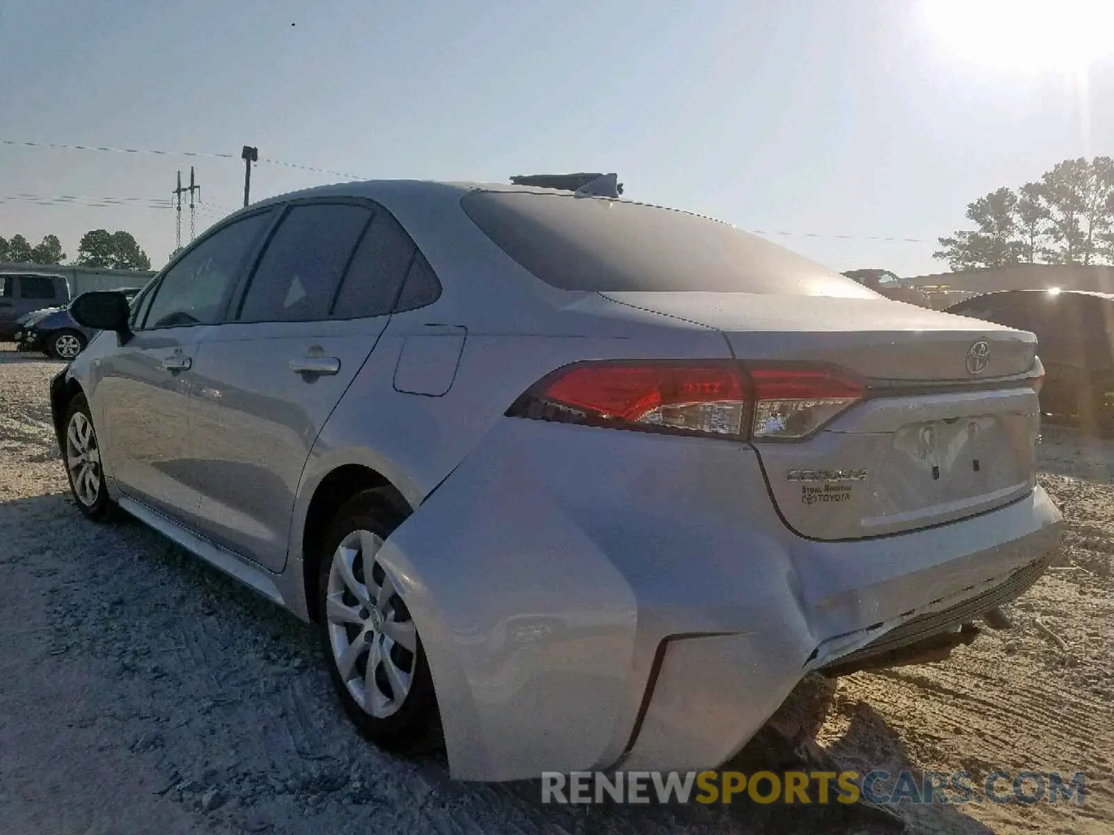 3 Photograph of a damaged car JTDEPRAE1LJ011331 TOYOTA COROLLA 2020