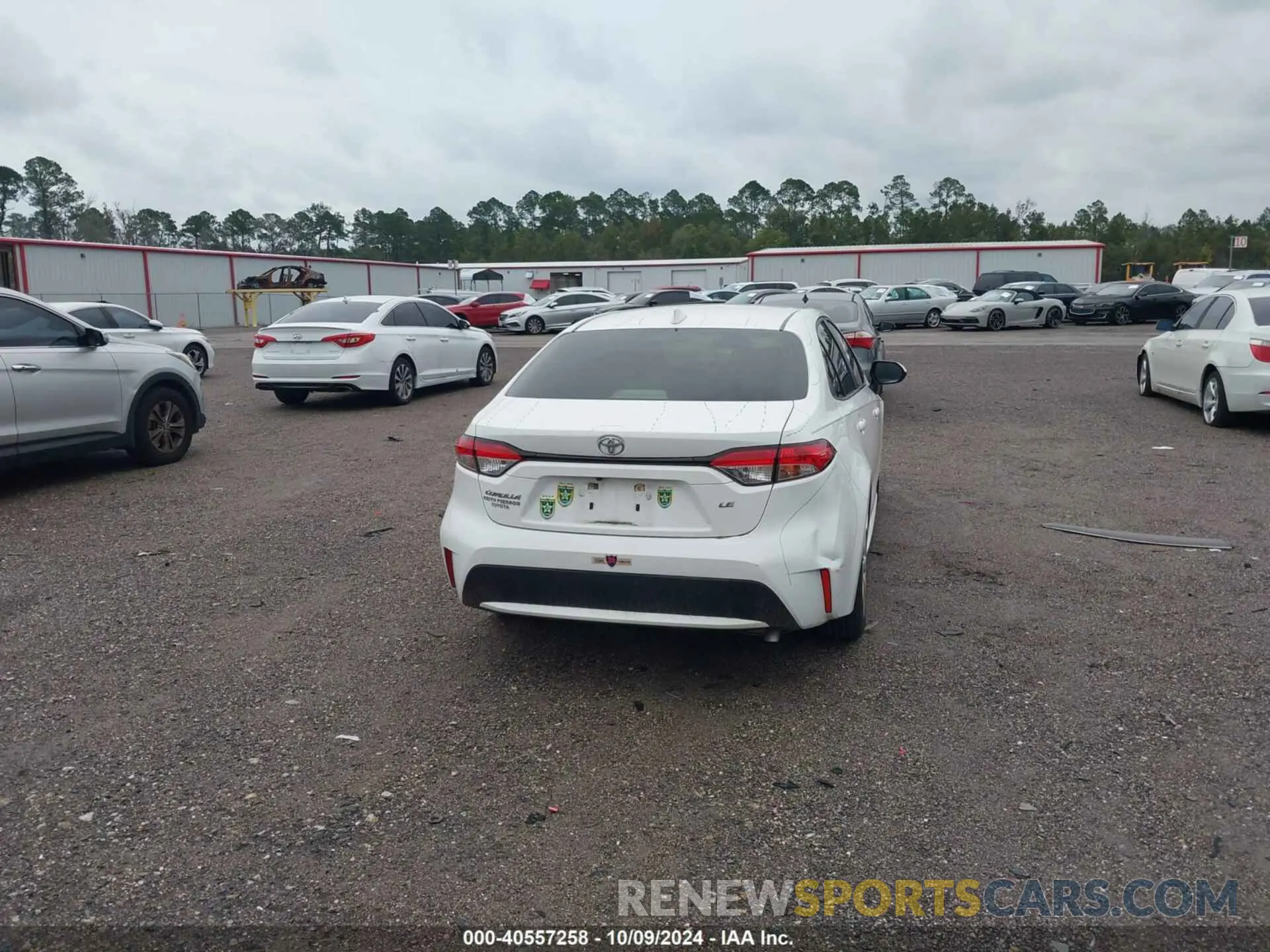 4 Photograph of a damaged car JTDEPRAE1LJ016349 TOYOTA COROLLA 2020