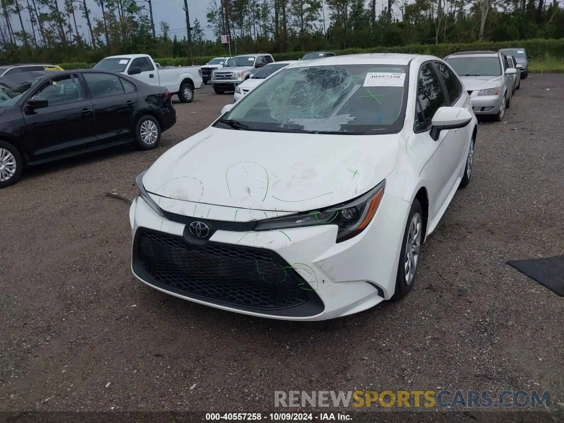 6 Photograph of a damaged car JTDEPRAE1LJ016349 TOYOTA COROLLA 2020
