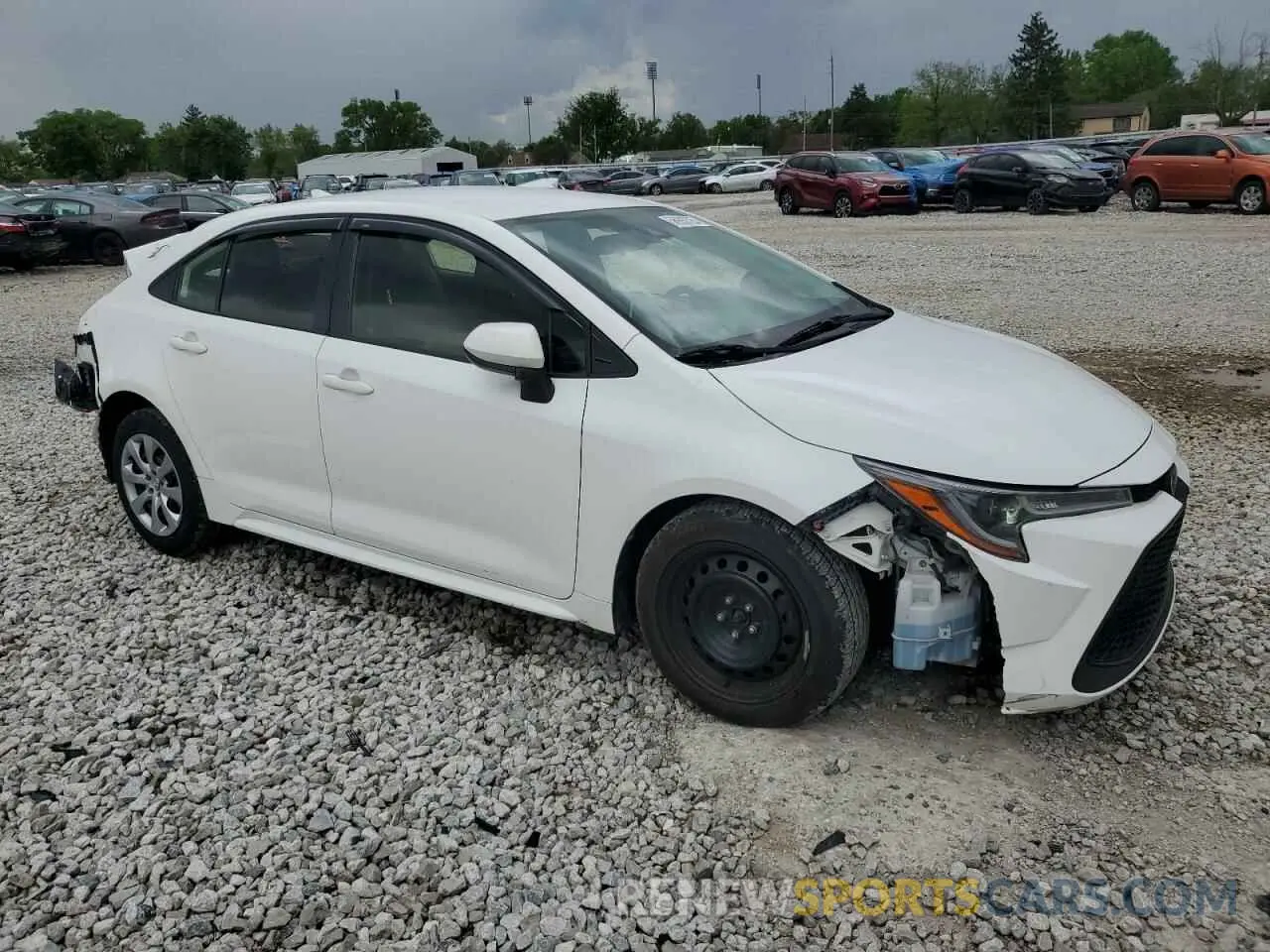 4 Photograph of a damaged car JTDEPRAE1LJ022412 TOYOTA COROLLA 2020
