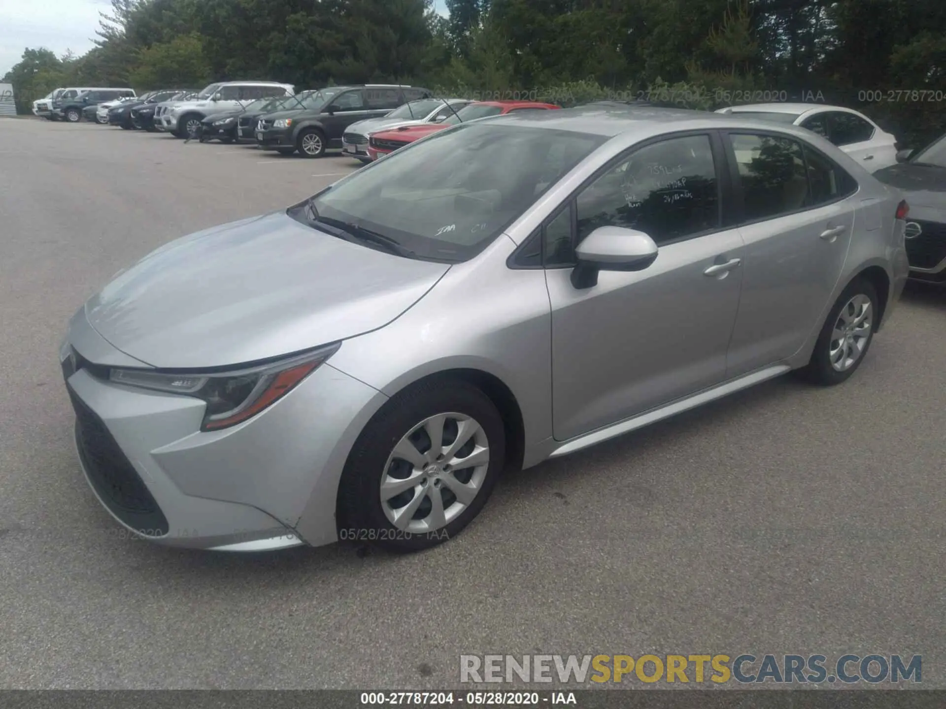 2 Photograph of a damaged car JTDEPRAE1LJ024242 TOYOTA COROLLA 2020