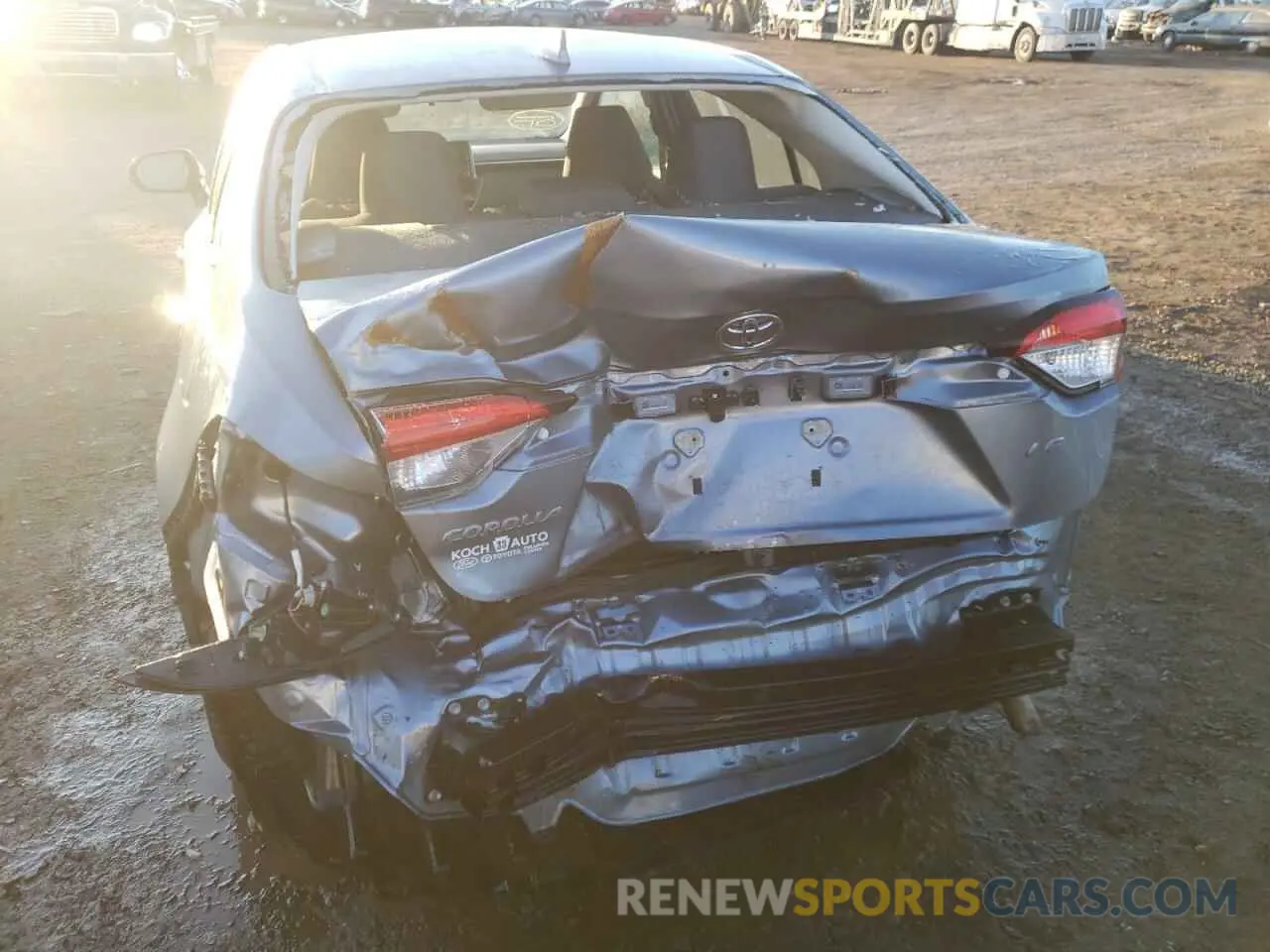9 Photograph of a damaged car JTDEPRAE1LJ029487 TOYOTA COROLLA 2020