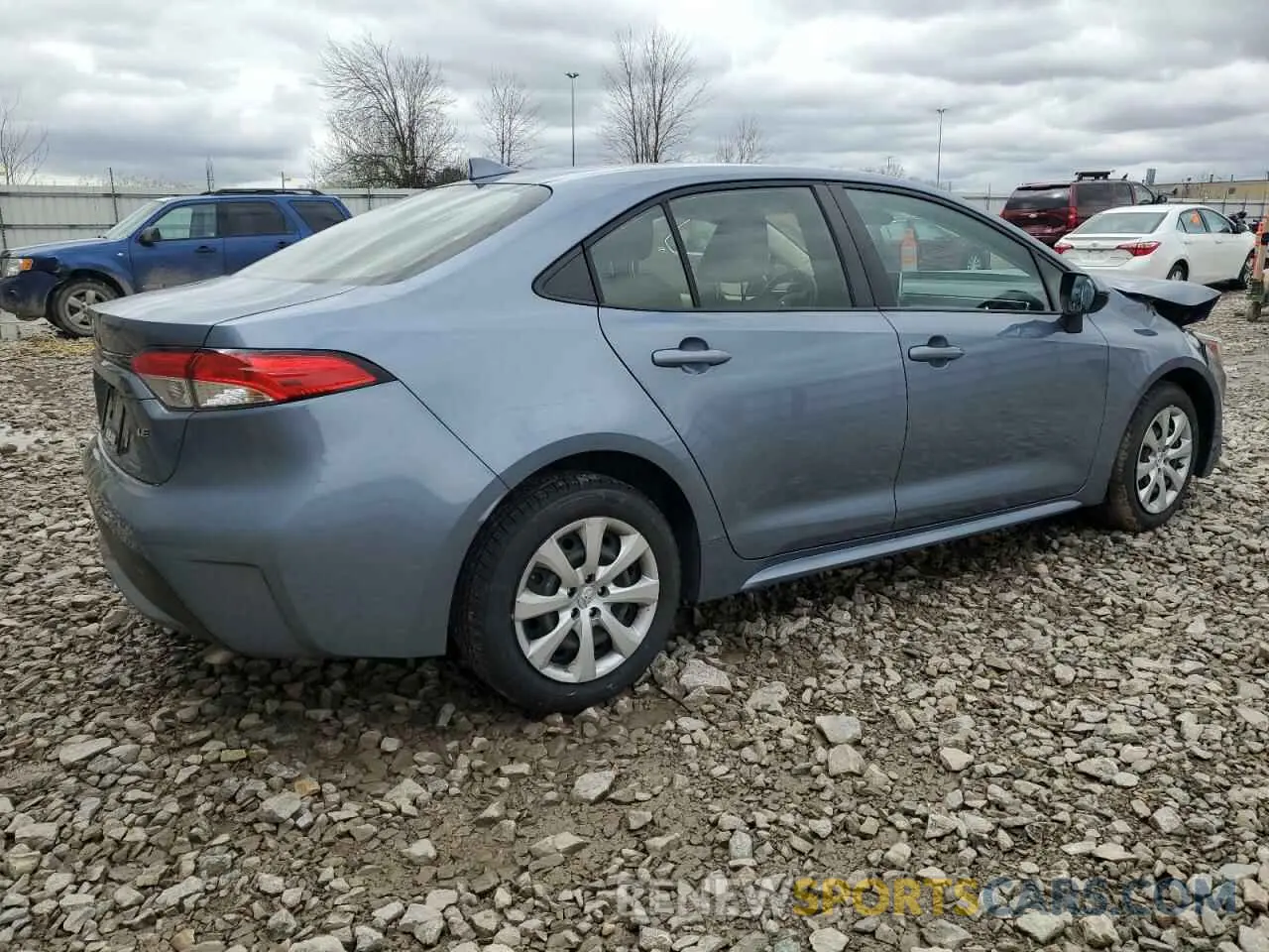 3 Фотография поврежденного автомобиля JTDEPRAE1LJ039985 TOYOTA COROLLA 2020