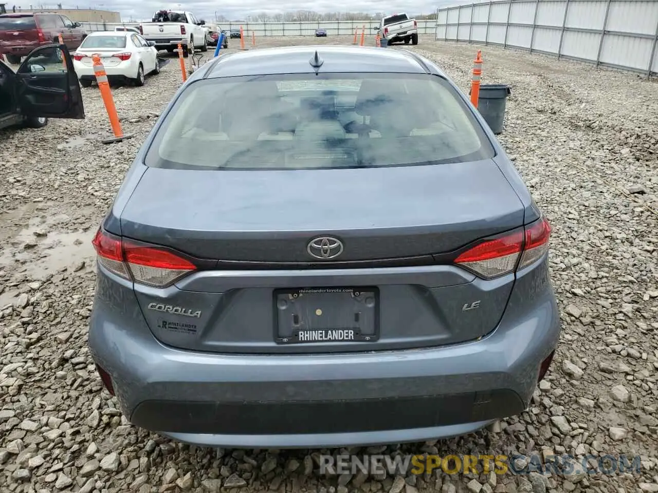 6 Фотография поврежденного автомобиля JTDEPRAE1LJ039985 TOYOTA COROLLA 2020