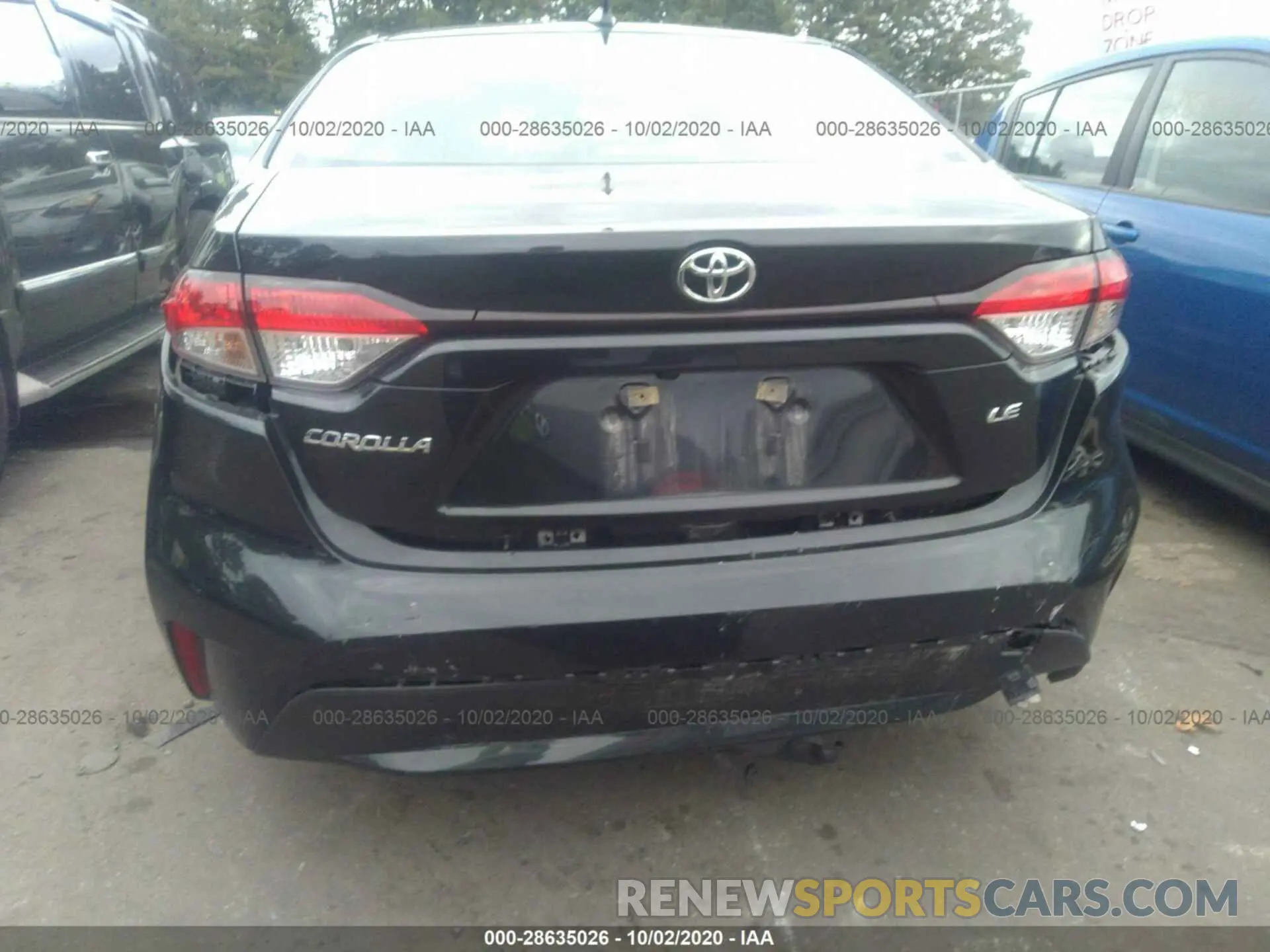 6 Фотография поврежденного автомобиля JTDEPRAE1LJ042028 TOYOTA COROLLA 2020
