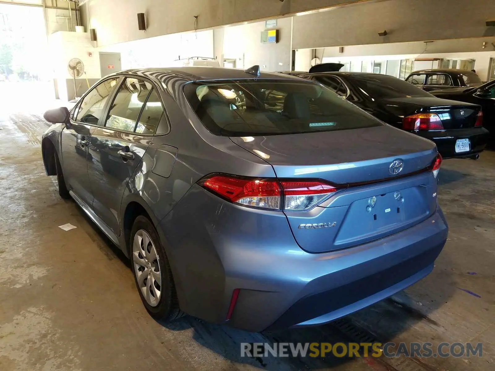 3 Photograph of a damaged car JTDEPRAE1LJ043700 TOYOTA COROLLA 2020