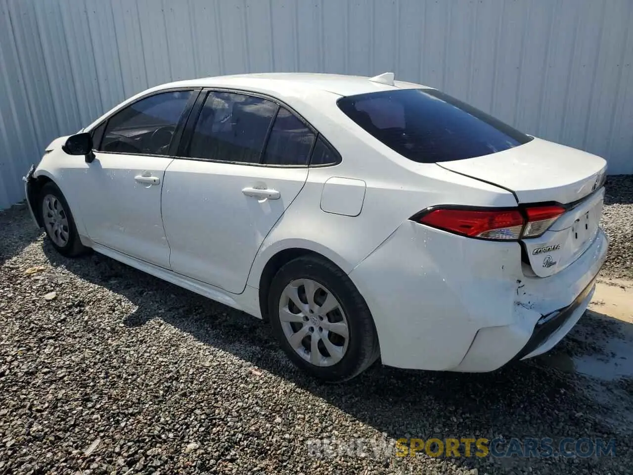 2 Photograph of a damaged car JTDEPRAE1LJ044569 TOYOTA COROLLA 2020