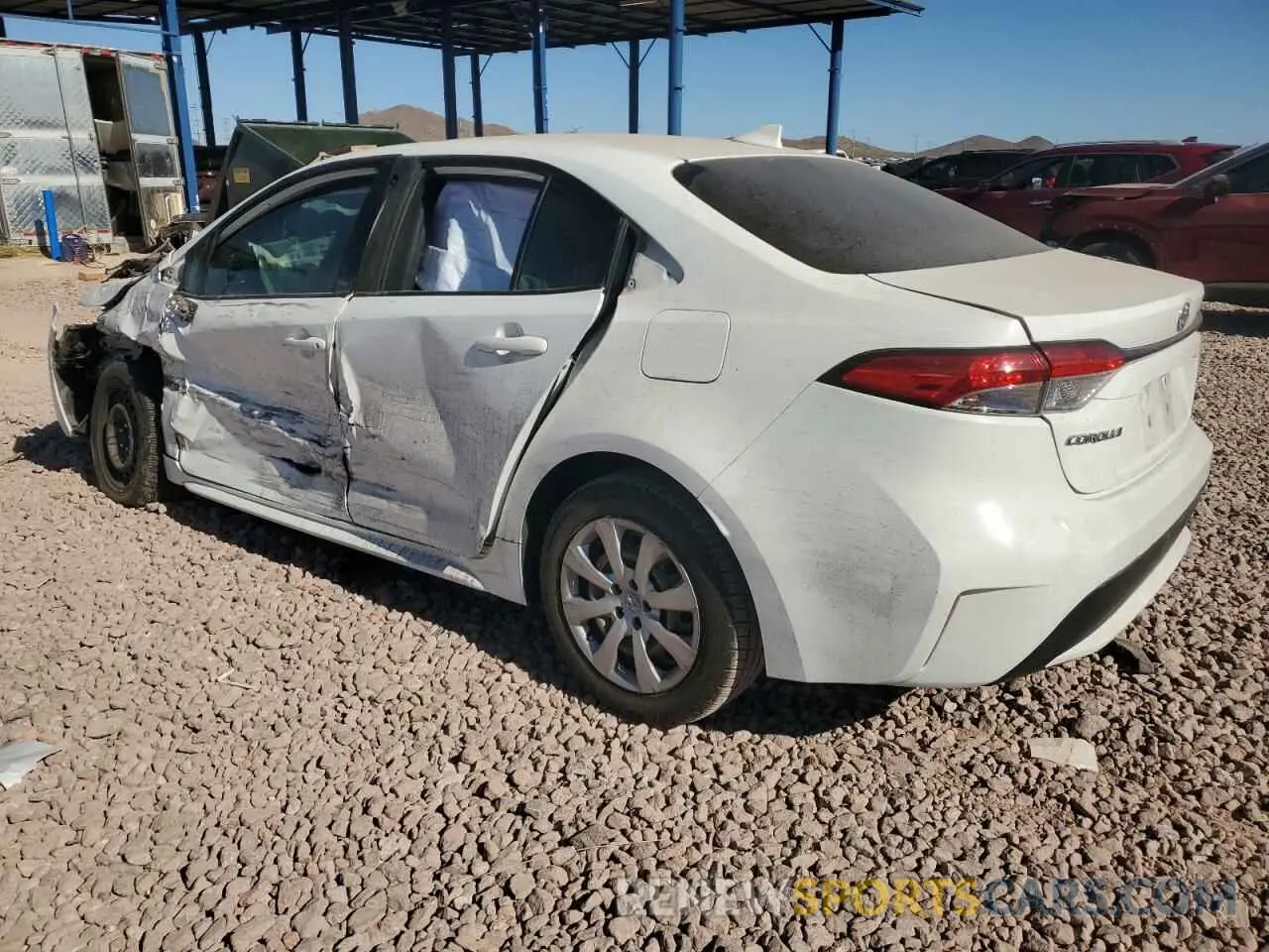 2 Фотография поврежденного автомобиля JTDEPRAE1LJ048346 TOYOTA COROLLA 2020