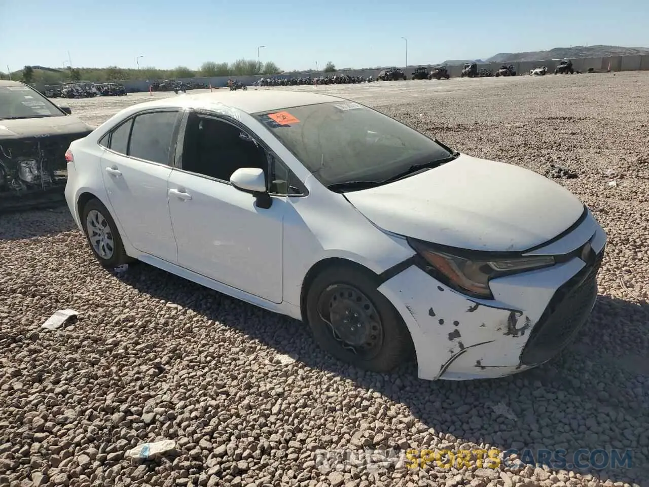 4 Фотография поврежденного автомобиля JTDEPRAE1LJ048346 TOYOTA COROLLA 2020