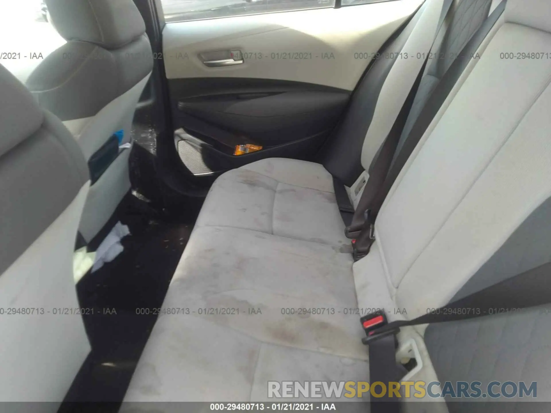 8 Photograph of a damaged car JTDEPRAE1LJ068998 TOYOTA COROLLA 2020
