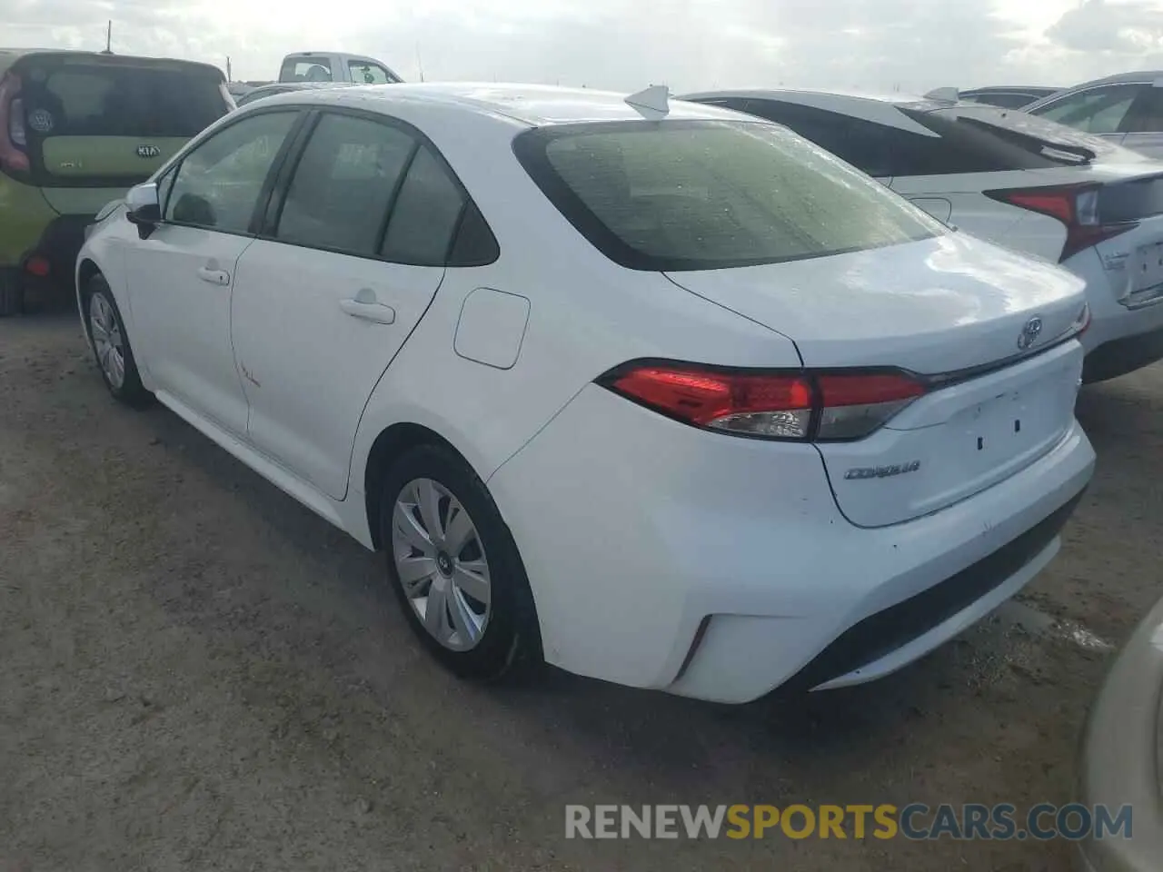 2 Photograph of a damaged car JTDEPRAE1LJ072288 TOYOTA COROLLA 2020