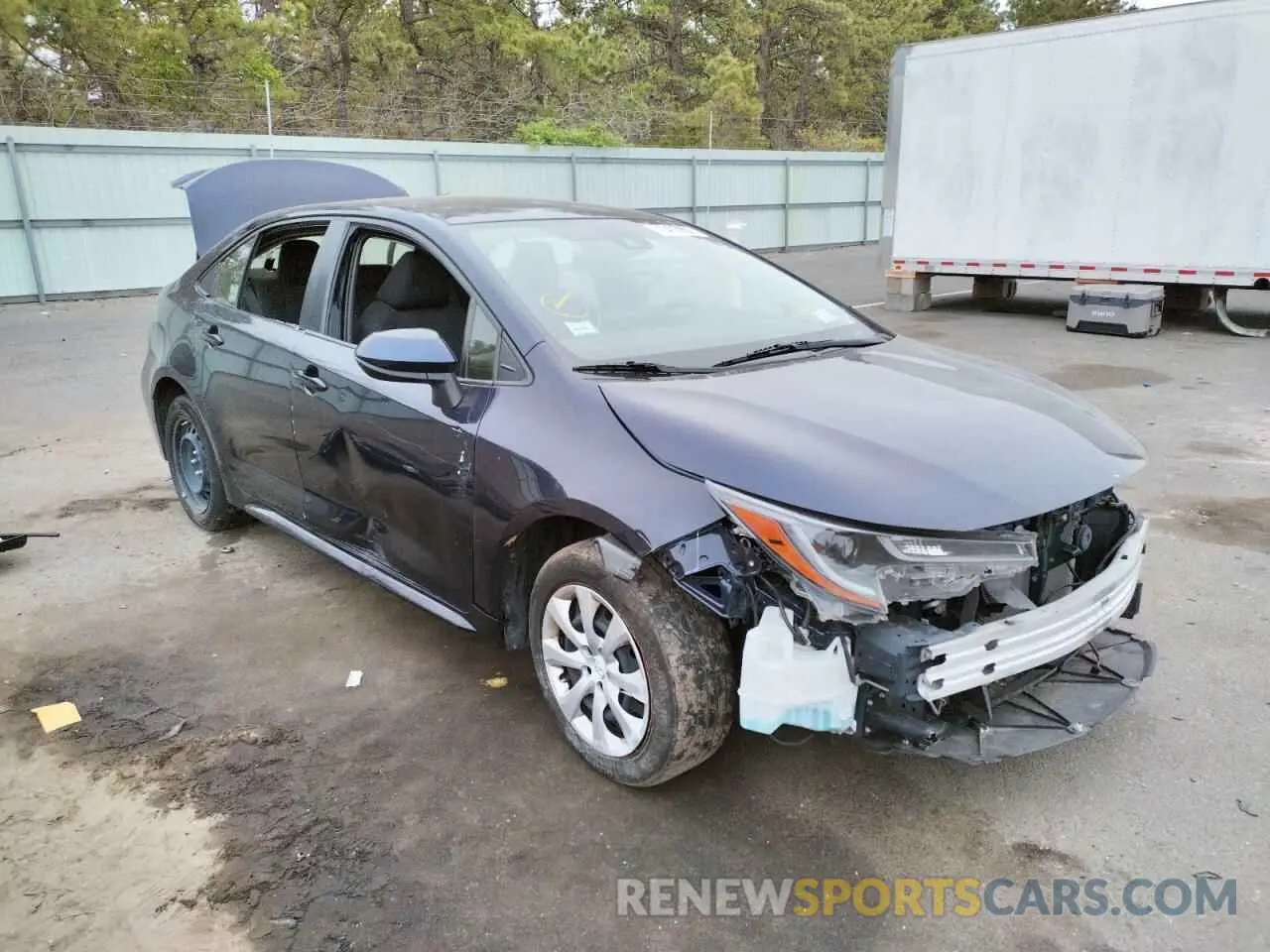 1 Photograph of a damaged car JTDEPRAE1LJ075014 TOYOTA COROLLA 2020