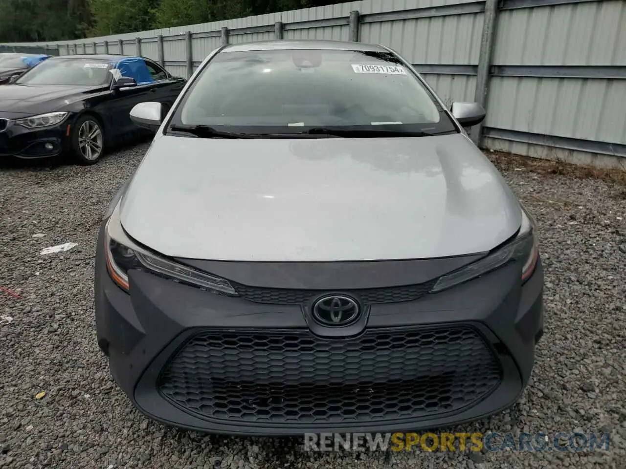 5 Photograph of a damaged car JTDEPRAE1LJ076759 TOYOTA COROLLA 2020