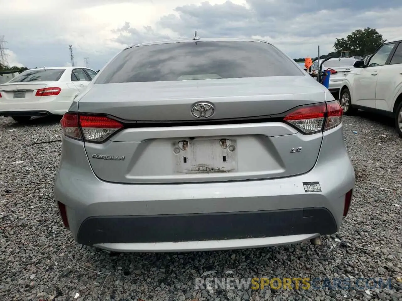 6 Photograph of a damaged car JTDEPRAE1LJ076759 TOYOTA COROLLA 2020