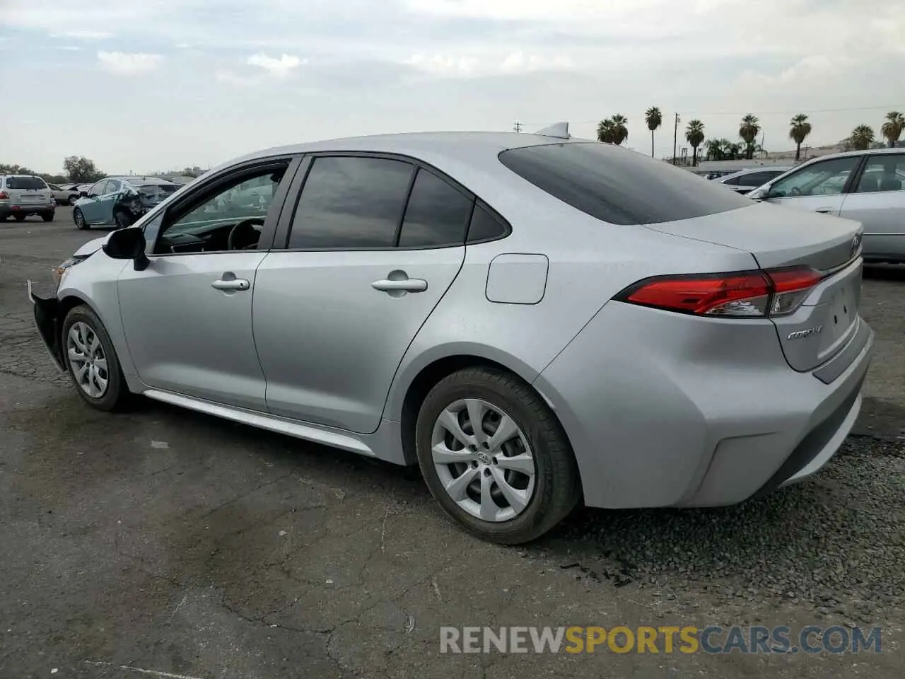 2 Фотография поврежденного автомобиля JTDEPRAE1LJ080732 TOYOTA COROLLA 2020